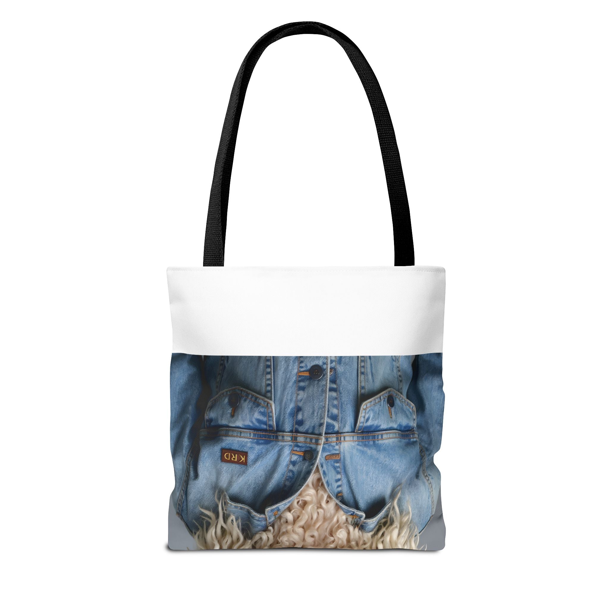 Dog Portrait ToteBg - Denim Style - 89302423