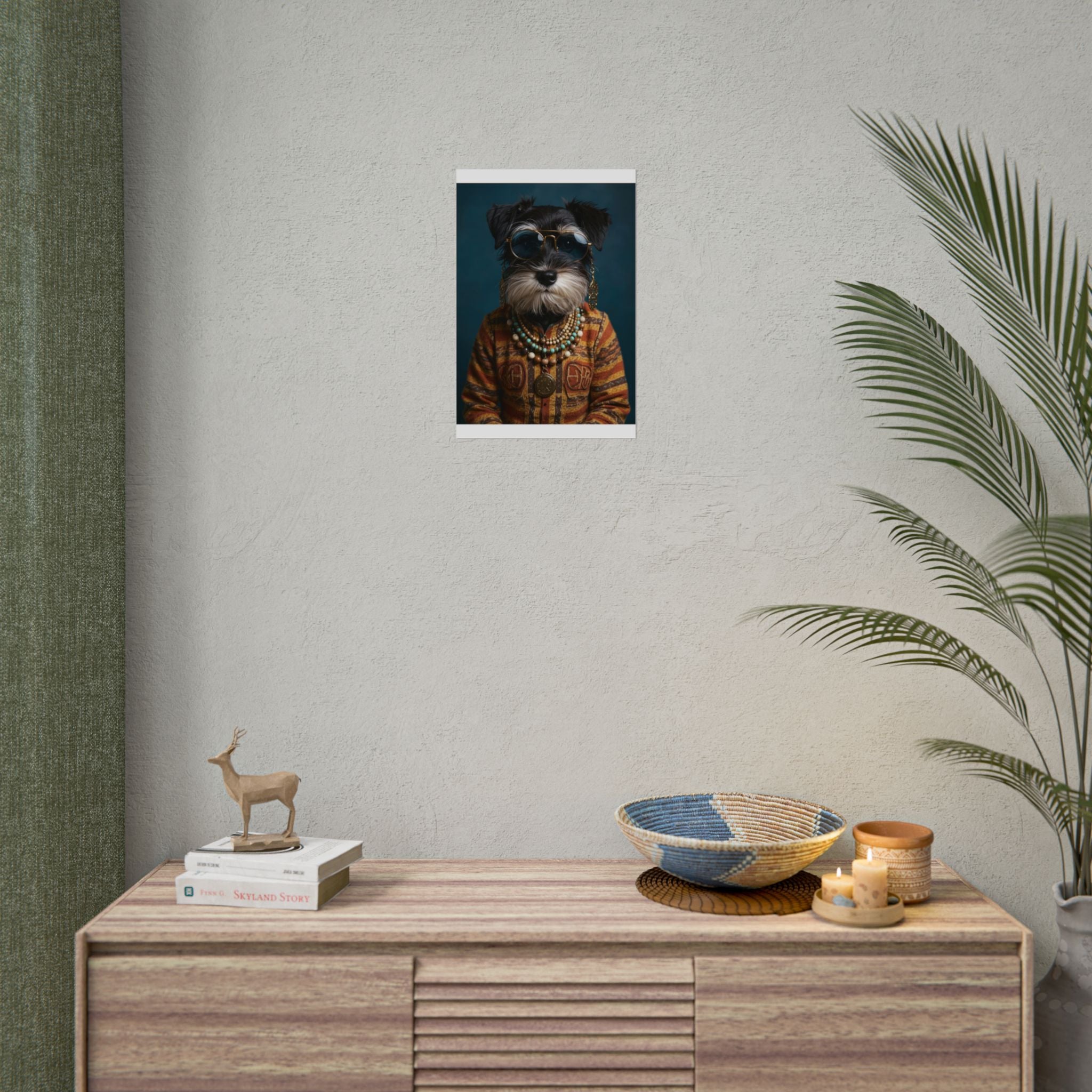 Dog Portrait FinArt - Hippy Style - 3aa13810
