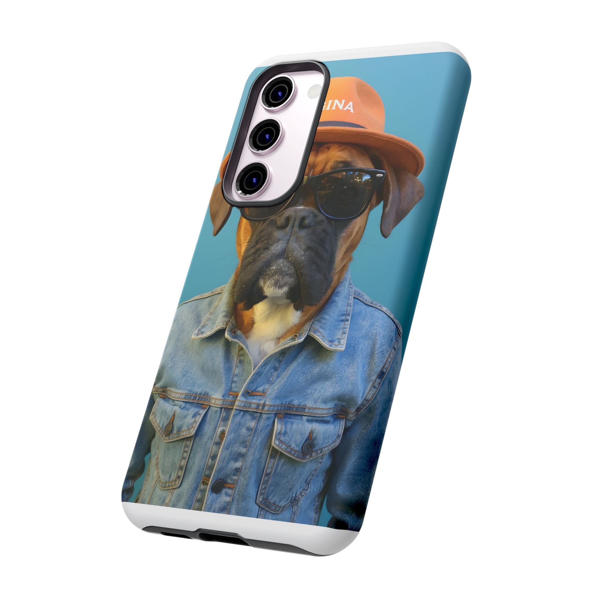 Dog Portrait PhCase - Denim Style - 80a6cbbd