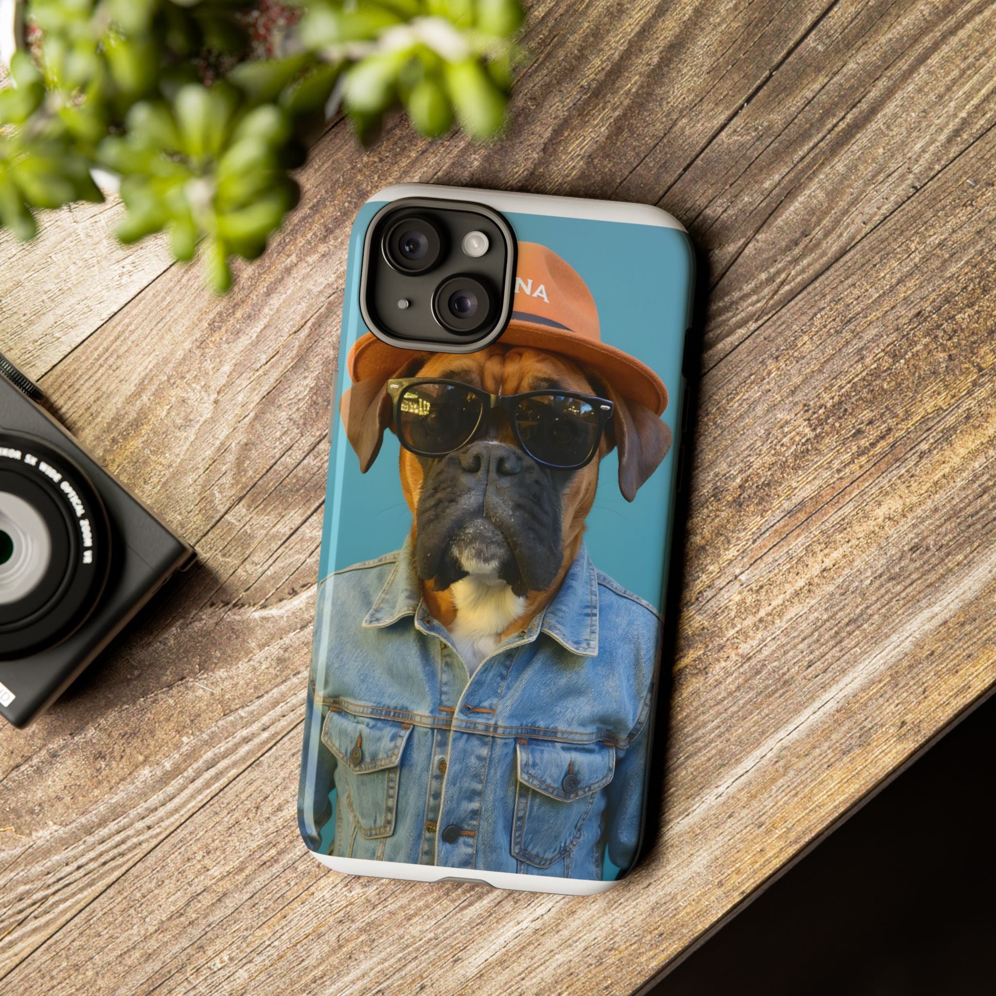 Dog Portrait PhCase - Denim Style - 80a6cbbd