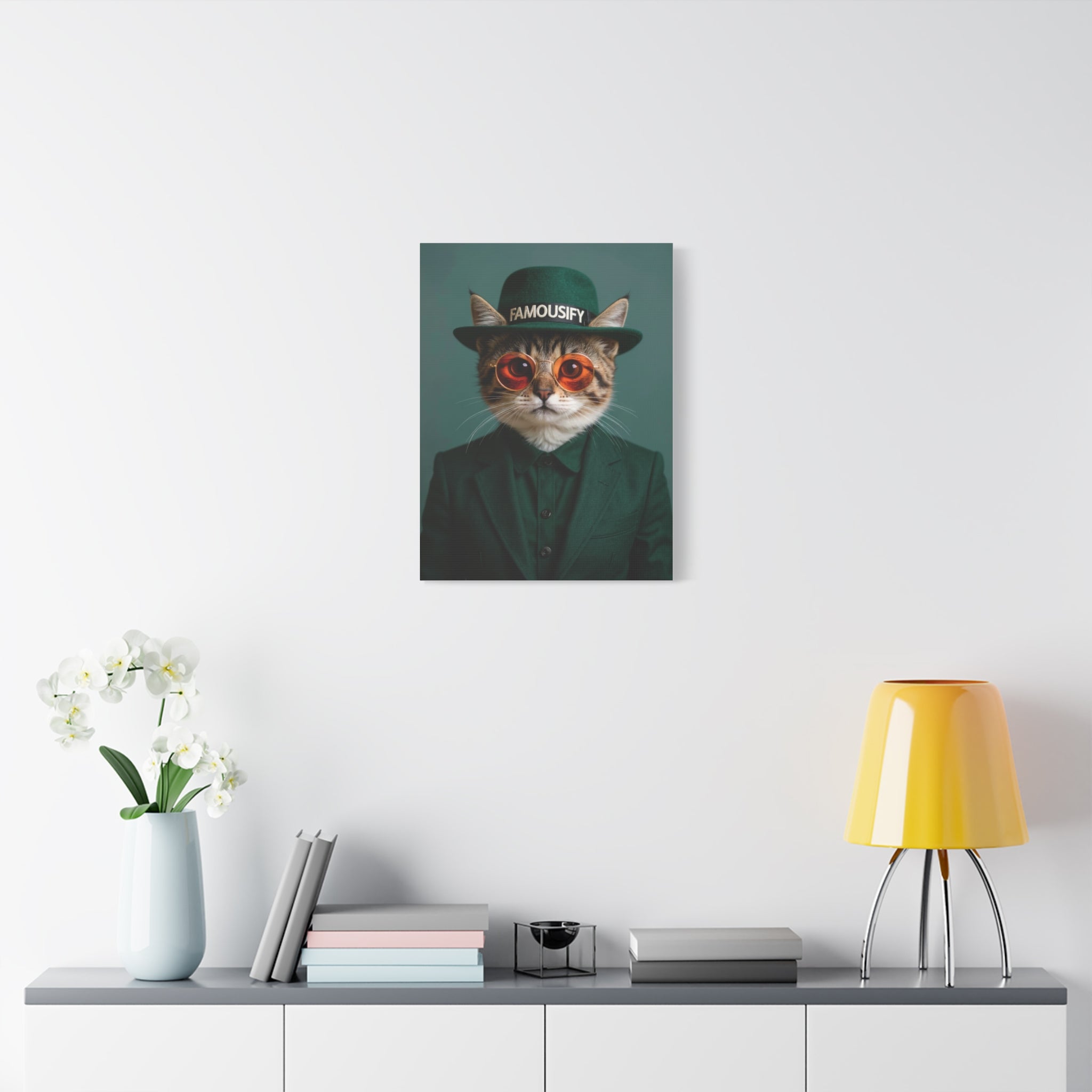 Dog Portrait Canvas - Cat Style - c74a2274