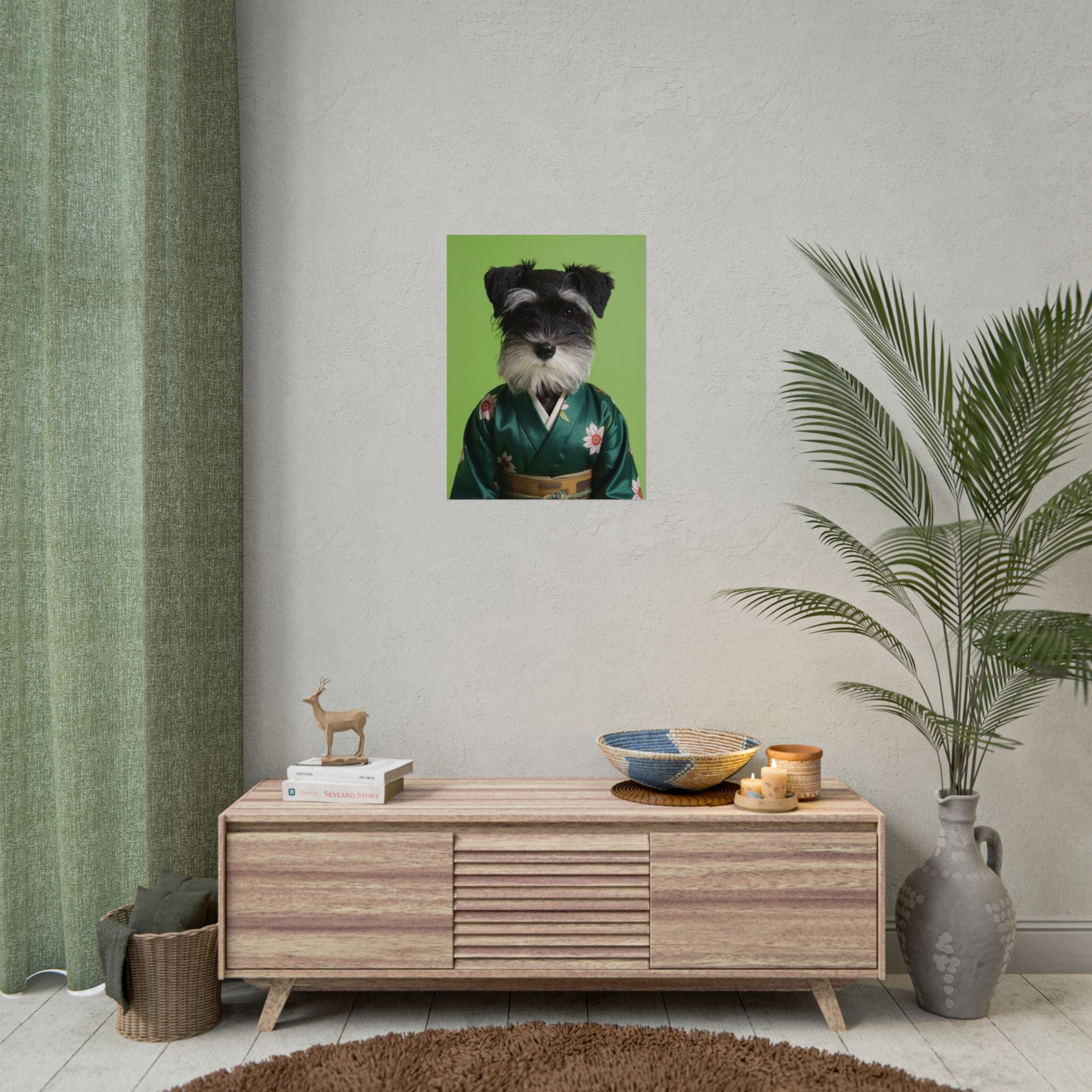 Dog Portrait FinArt - Kimono Vogue - ea5be942