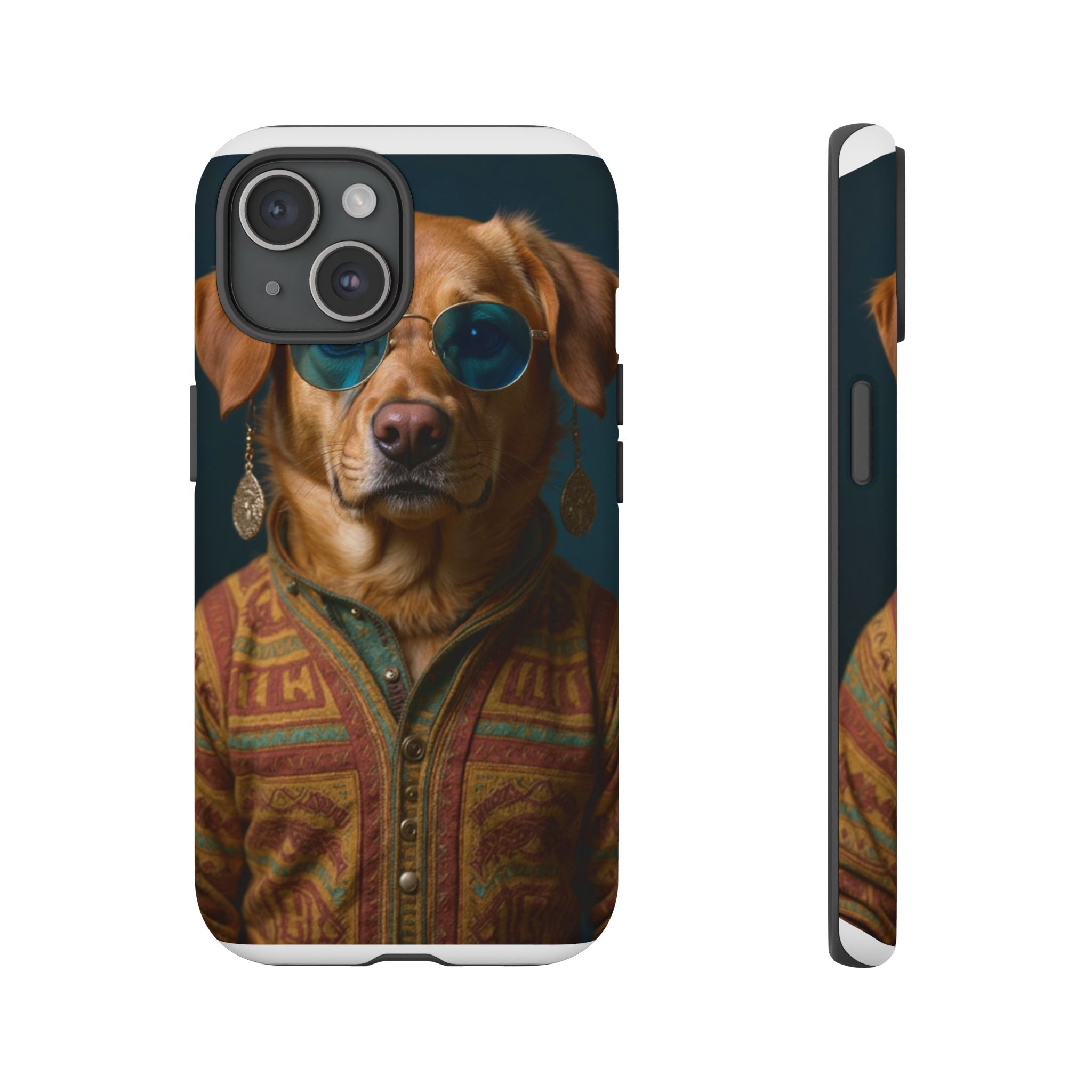 Dog Portrait PhCase - Hippy Style - 56d9d3ee