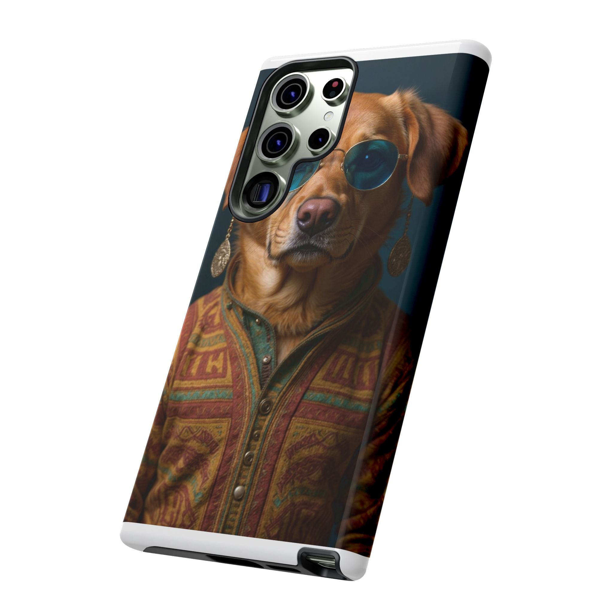 Dog Portrait PhCase - Hippy Style - 56d9d3ee