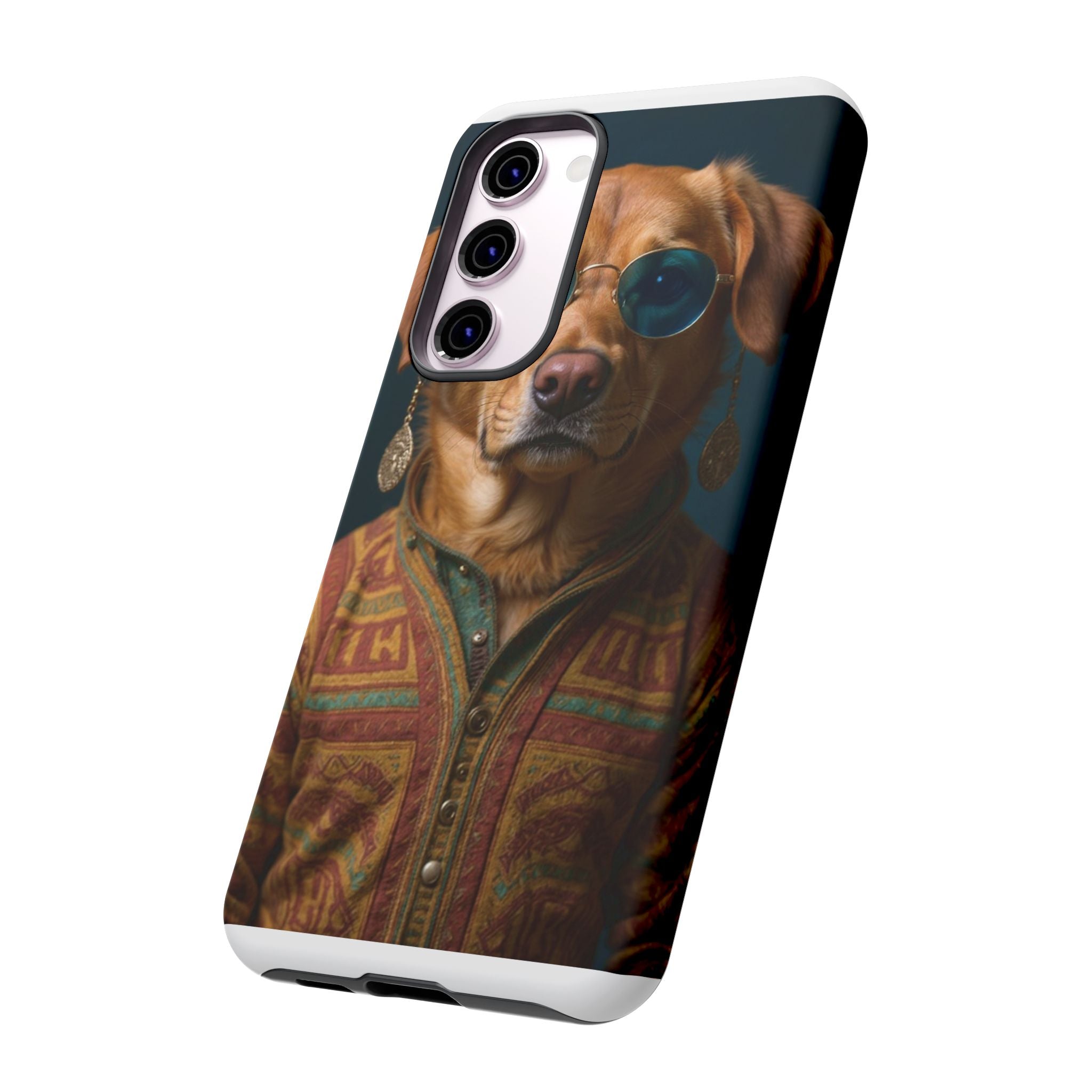 Dog Portrait PhCase - Hippy Style - 56d9d3ee