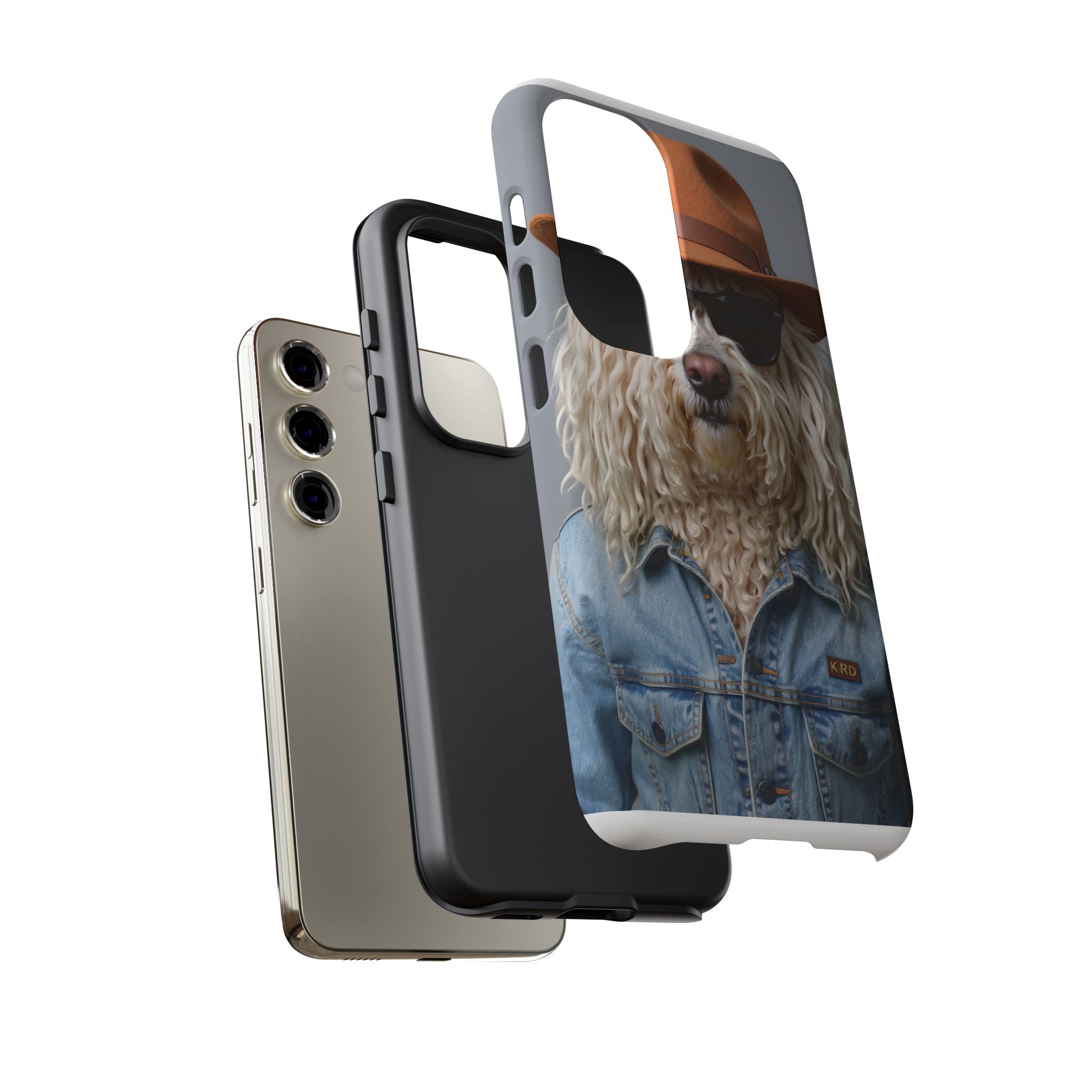 Dog Portrait PhCase - Denim Style - 55268d9c
