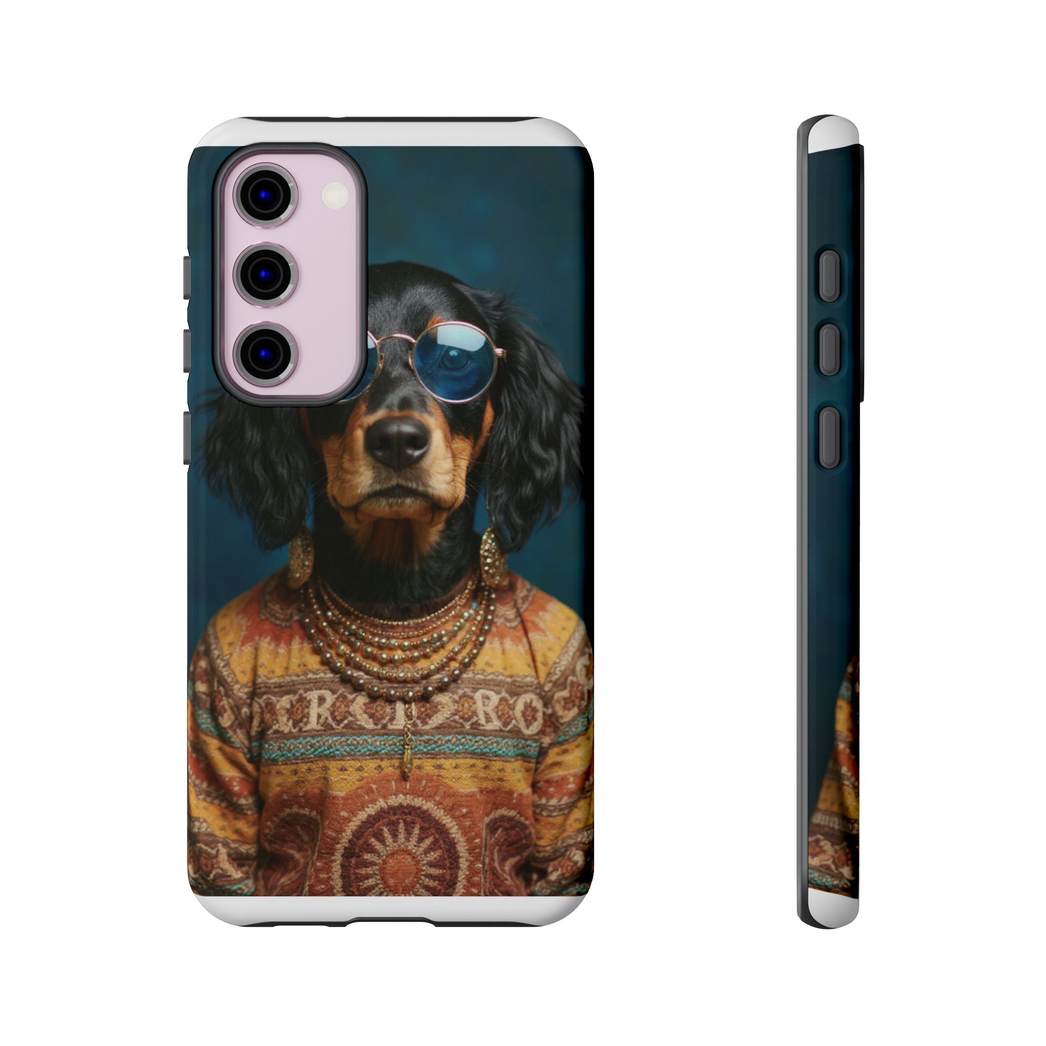 Dog Portrait PhCase - Hippy Style - e13b194d
