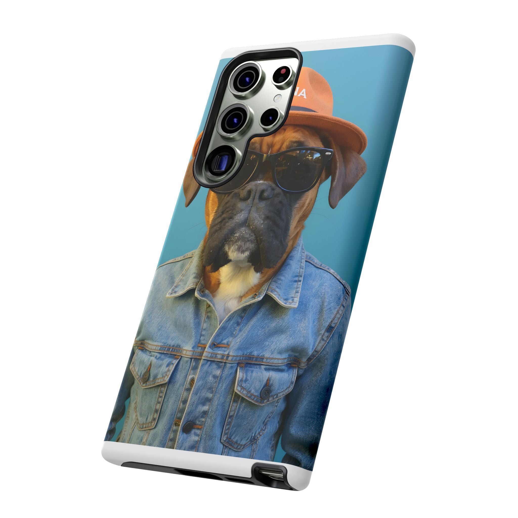 Dog Portrait PhCase - Denim Style - 80a6cbbd