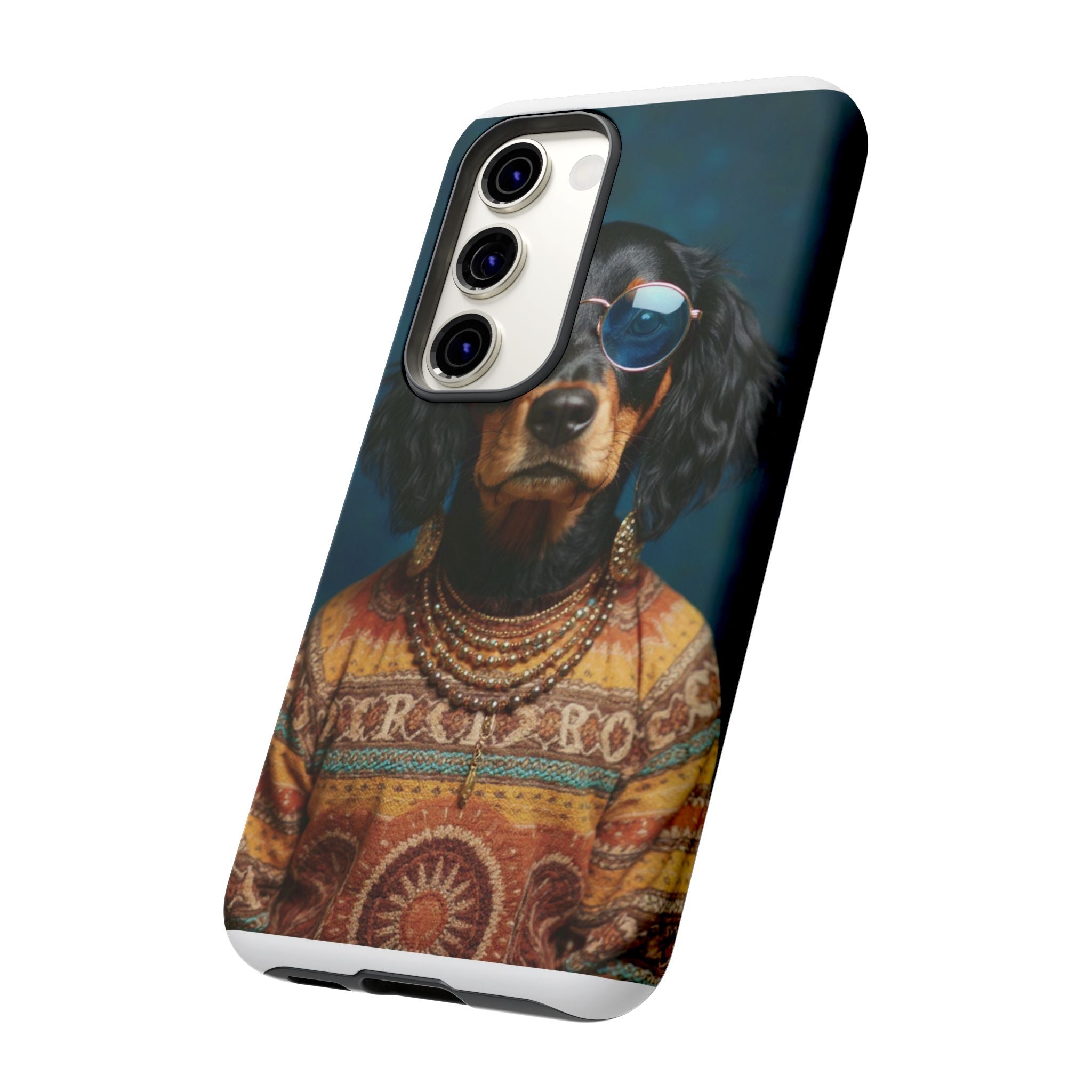 Dog Portrait PhCase - Hippy Style - e13b194d