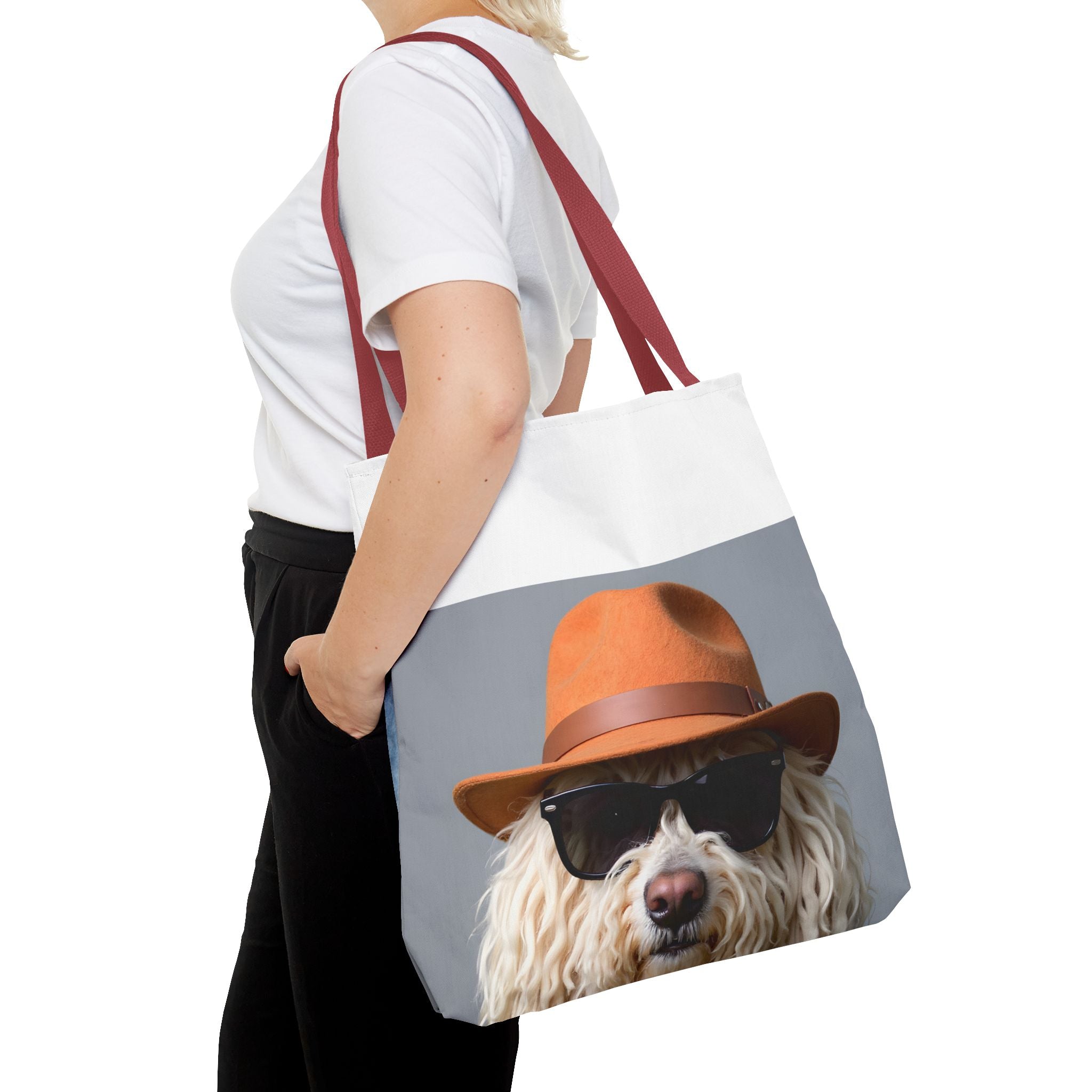 Dog Portrait ToteBg - Denim Style - 89302423