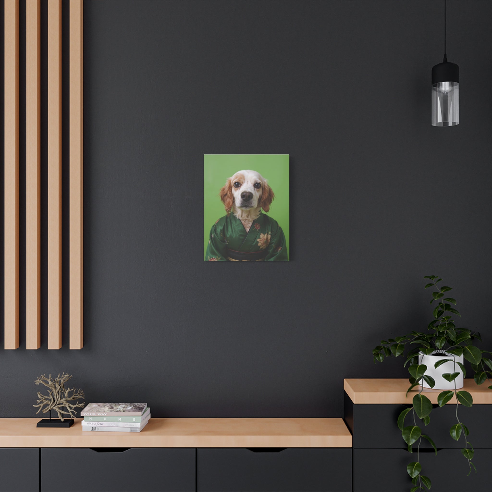 Dog Portrait Canvas - Kimono Vogue - d72d1f28