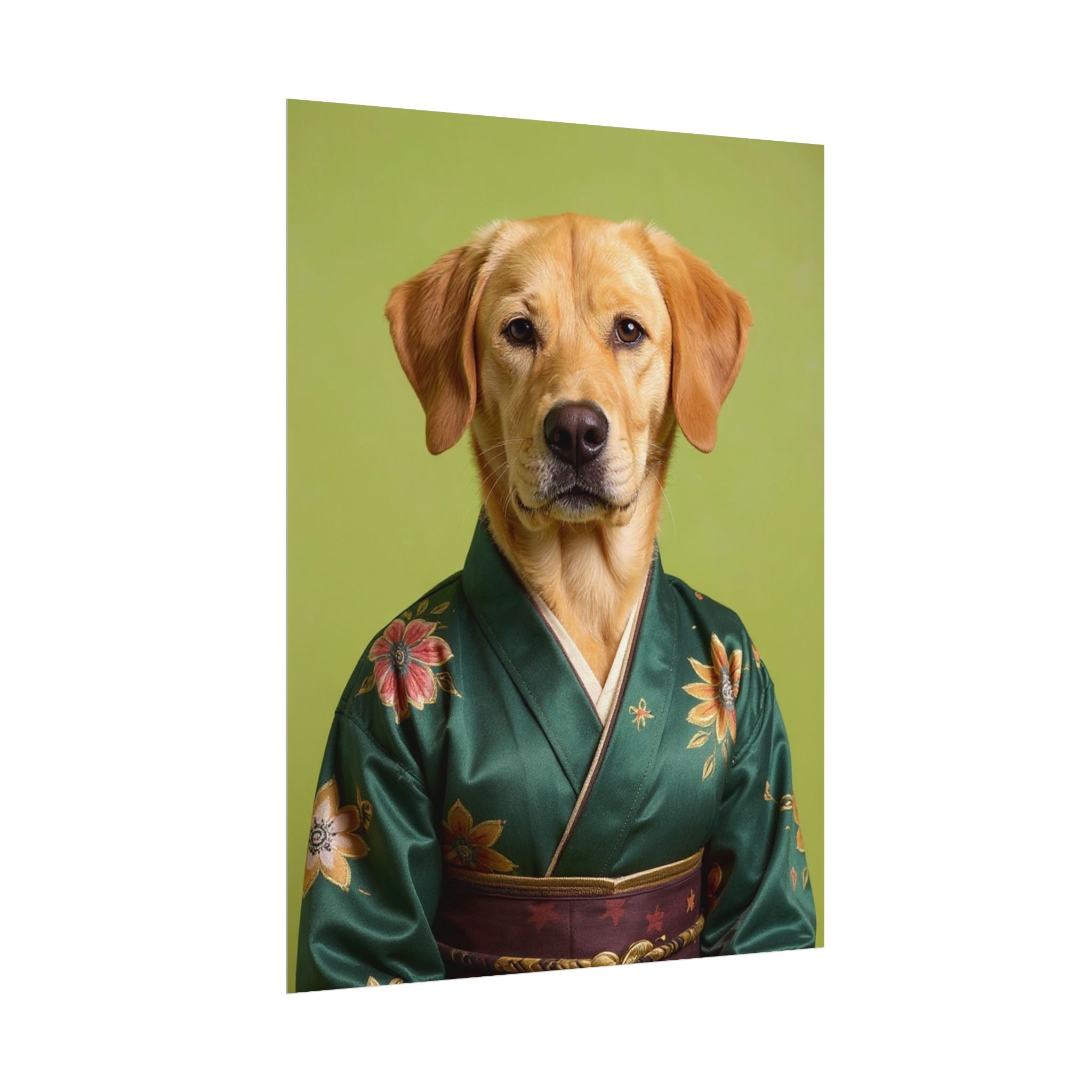 Dog Portrait FinArt - Kimono Vogue - b56d339f