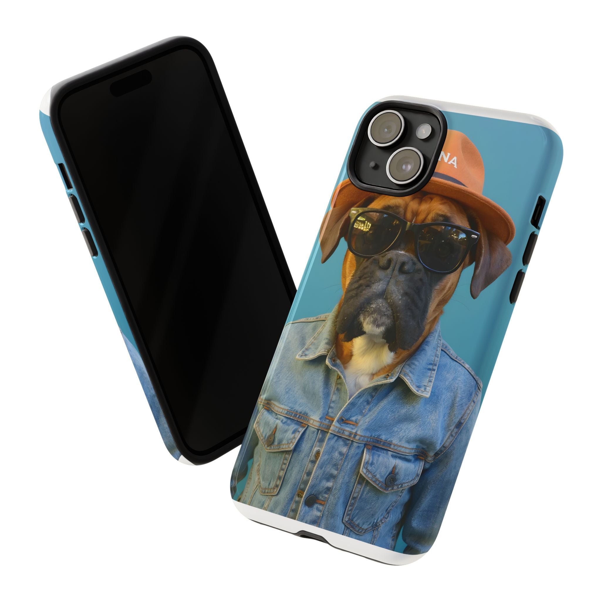 Dog Portrait PhCase - Denim Style - 80a6cbbd