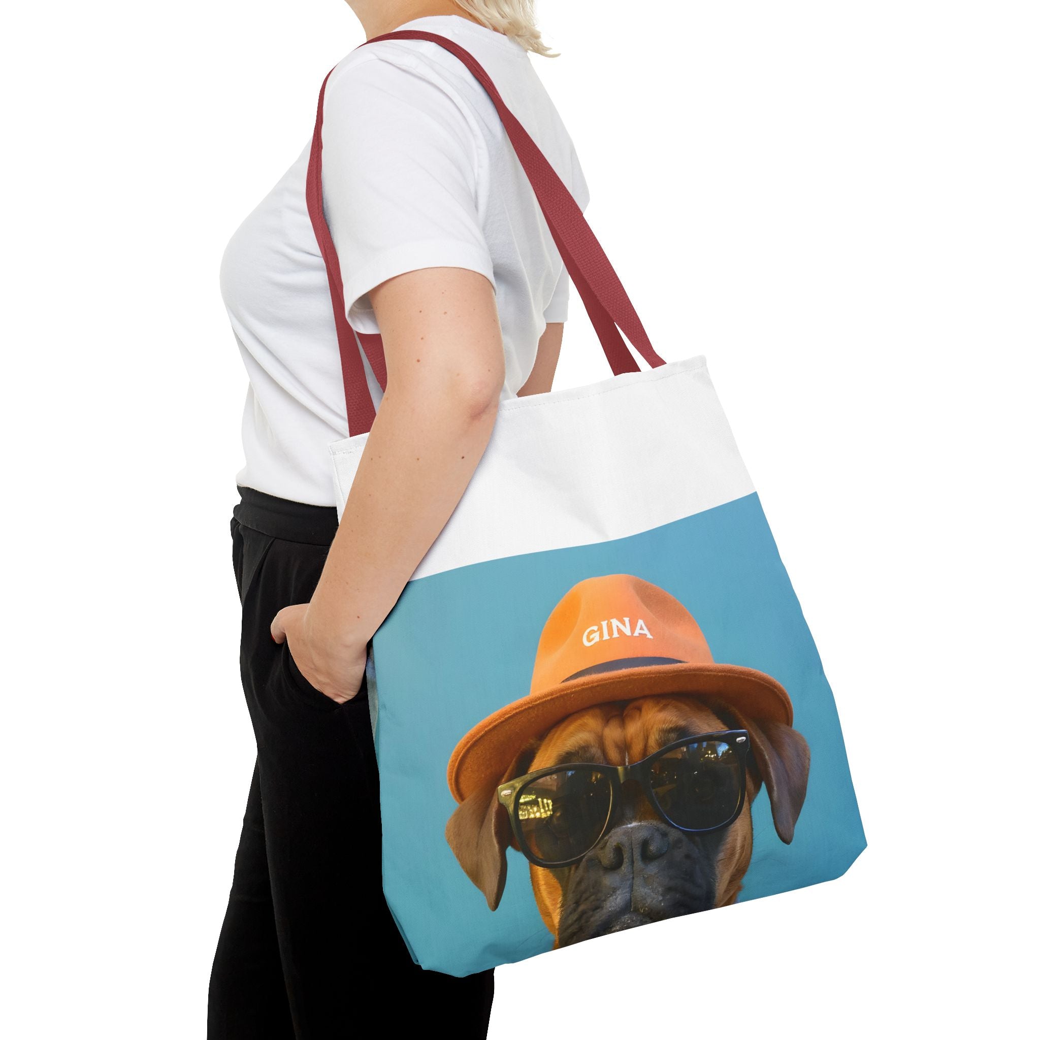 Dog Portrait ToteBg - Denim Style - f82322ec