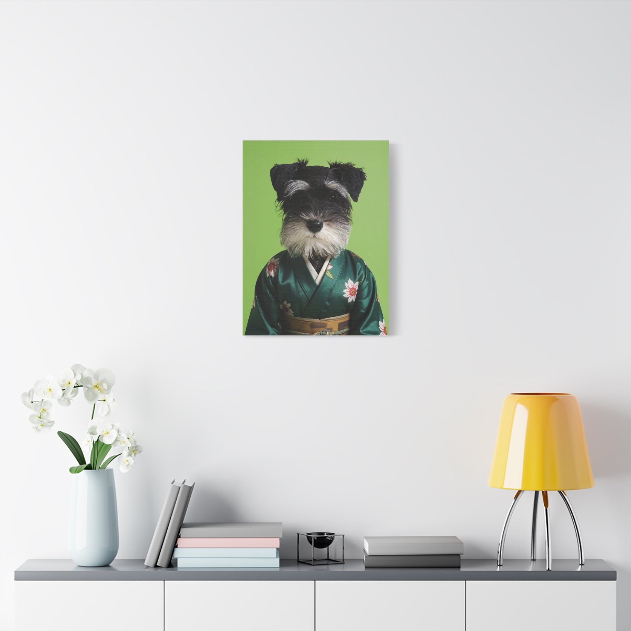Dog Portrait Canvas - Kimono Vogue - 0cdb2bd6