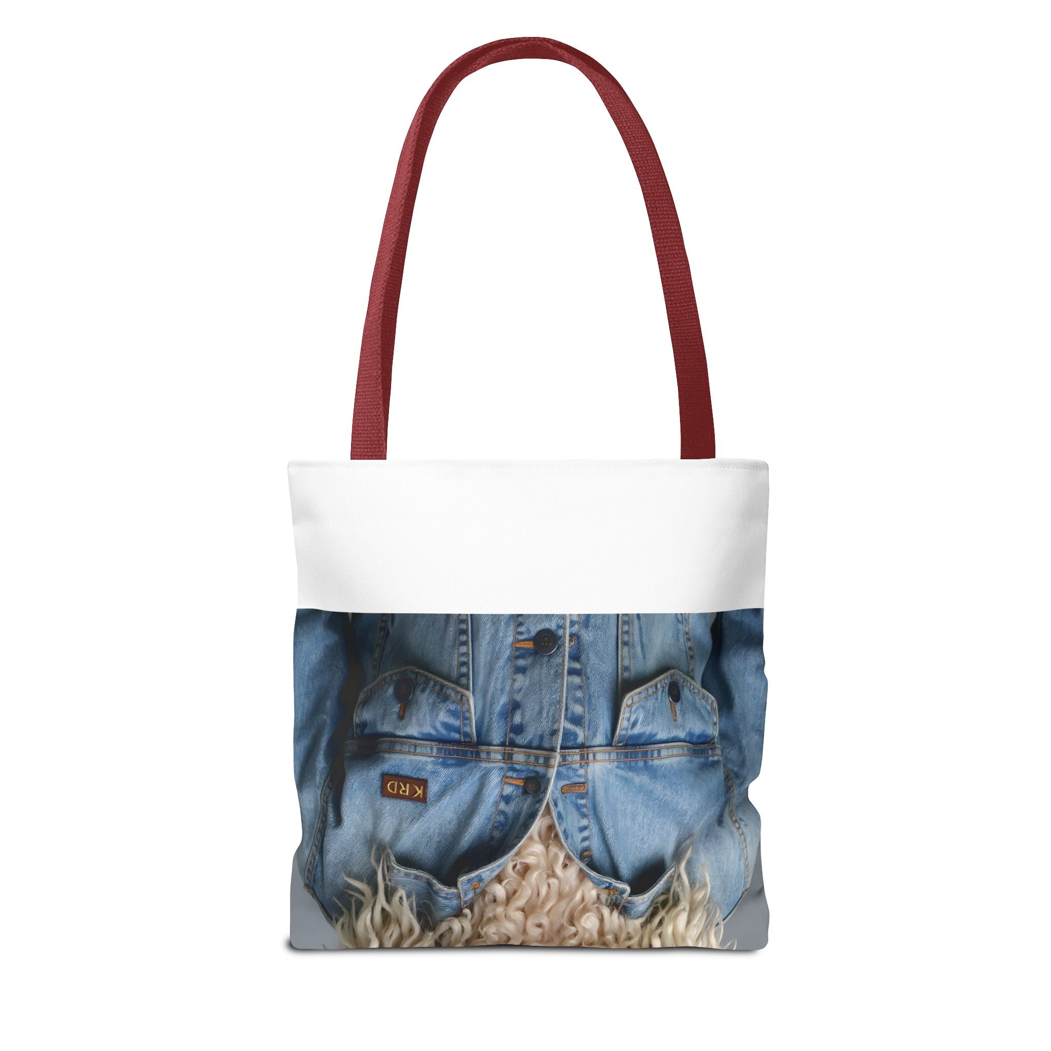 Dog Portrait ToteBg - Denim Style - 89302423