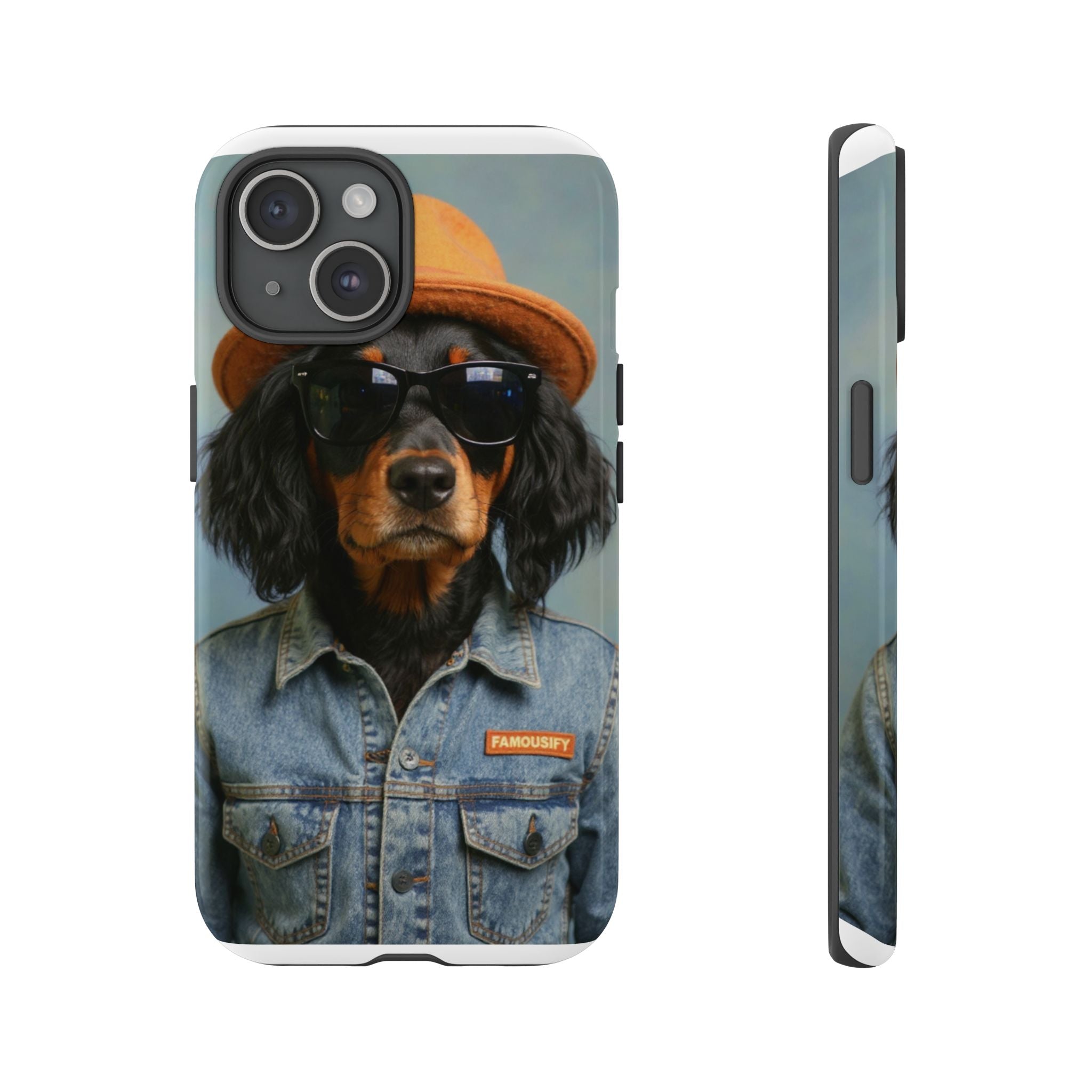 Dog Portrait PhCase - Denim Style - 4553b031