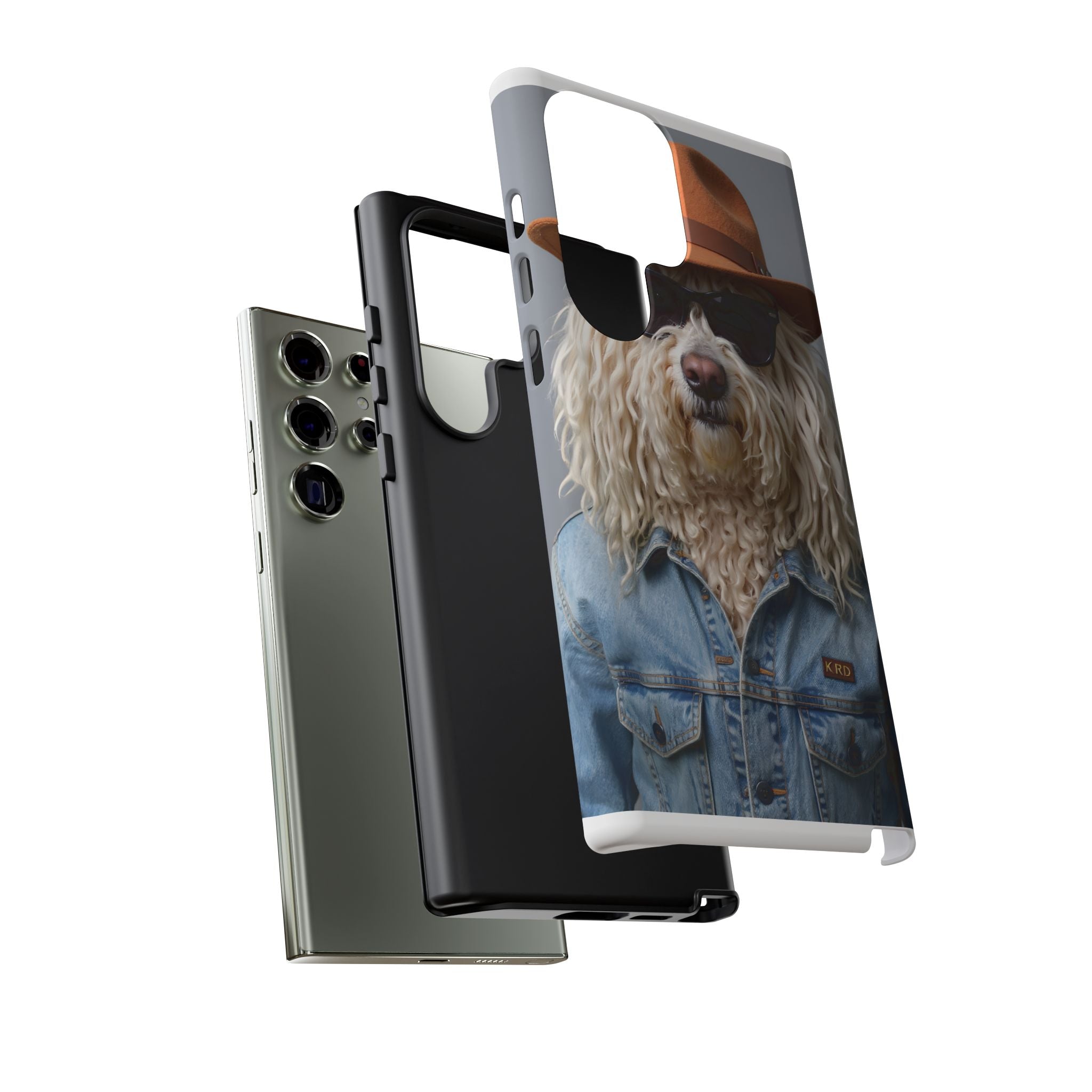 Dog Portrait PhCase - Denim Style - 55268d9c