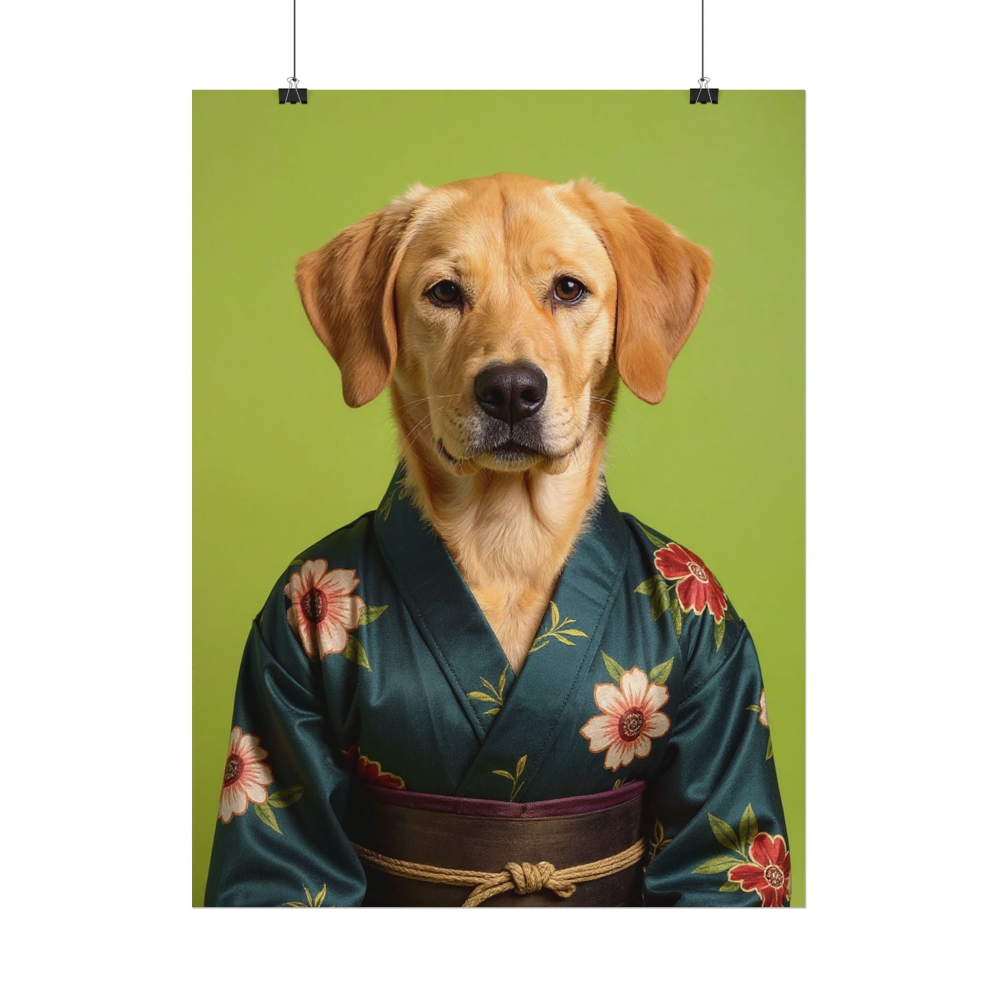 Dog Portrait FinArt - Kimono Vogue - 44f4e583