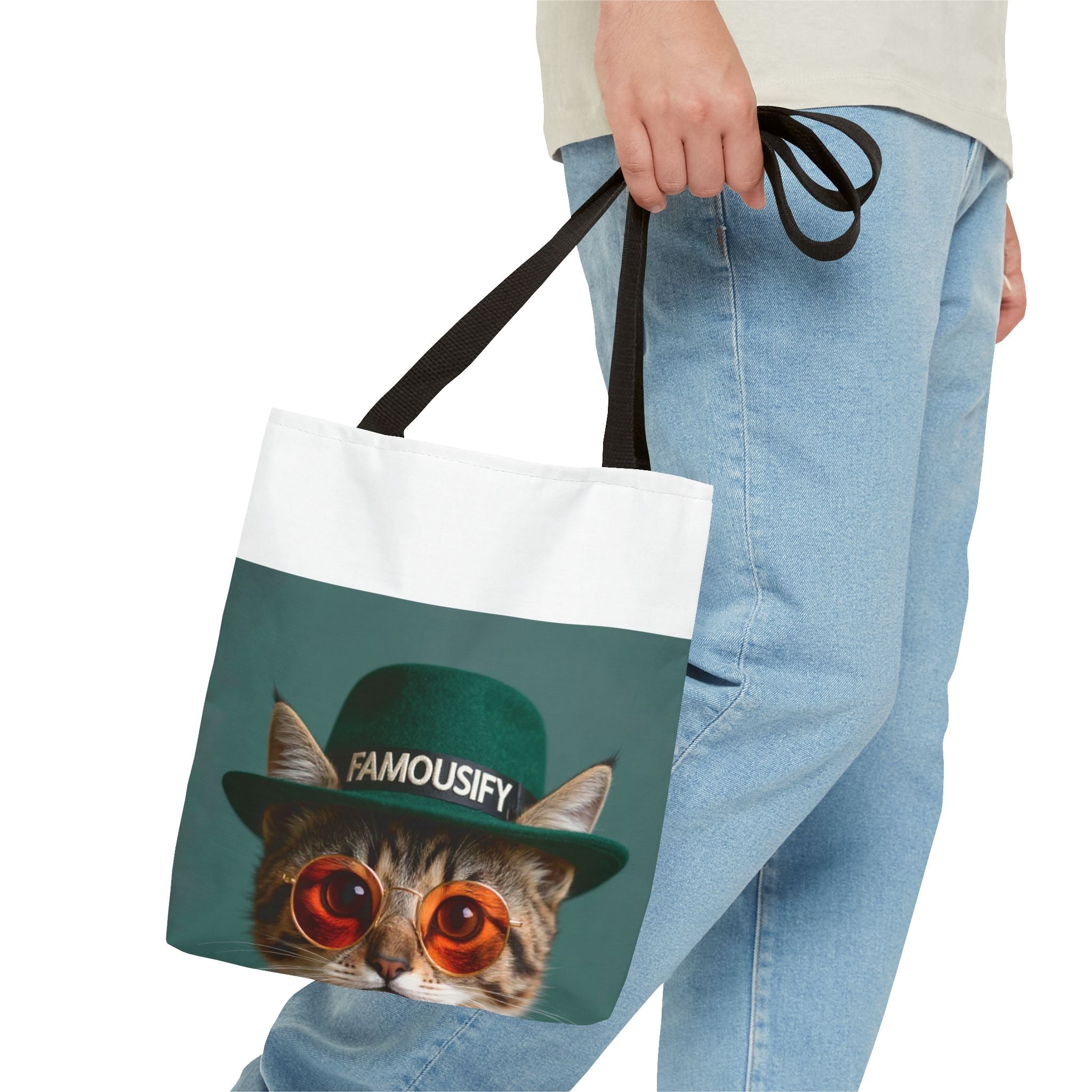 Dog Portrait ToteBg - Cat Style - e5e370fb