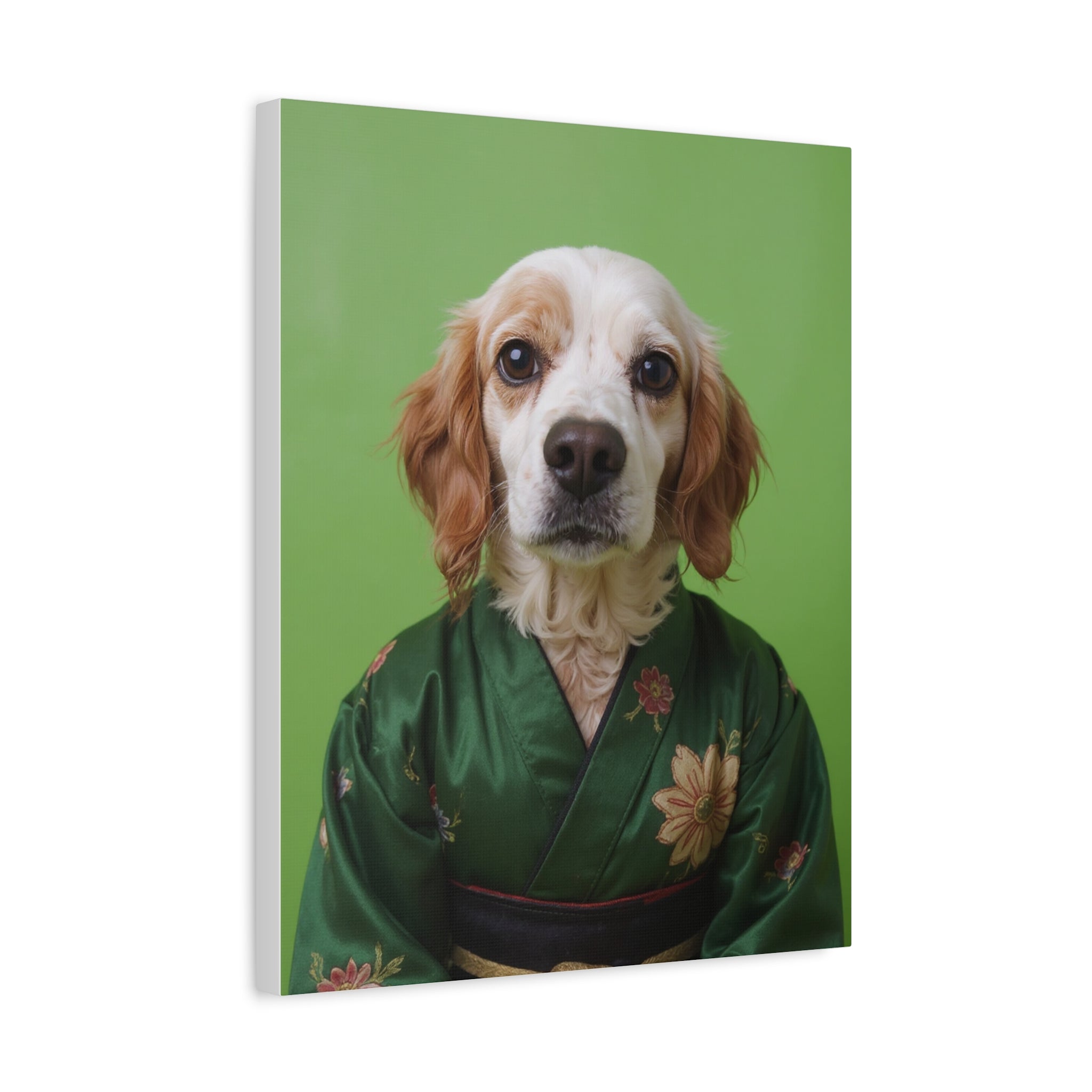 Dog Portrait Canvas - Kimono Vogue - d72d1f28