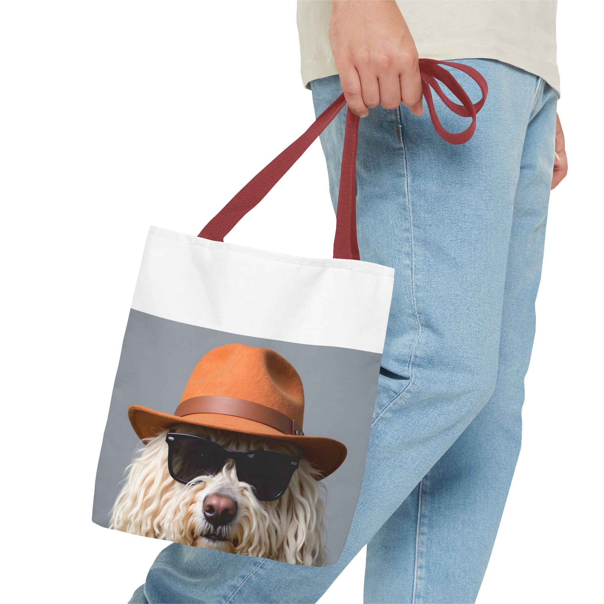 Dog Portrait ToteBg - Denim Style - 89302423