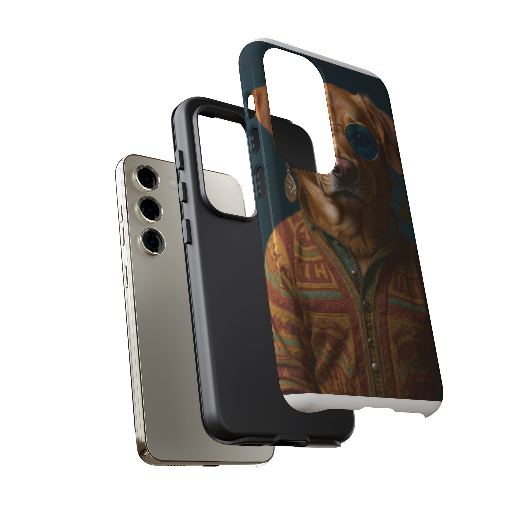 Dog Portrait PhCase - Hippy Style - 56d9d3ee