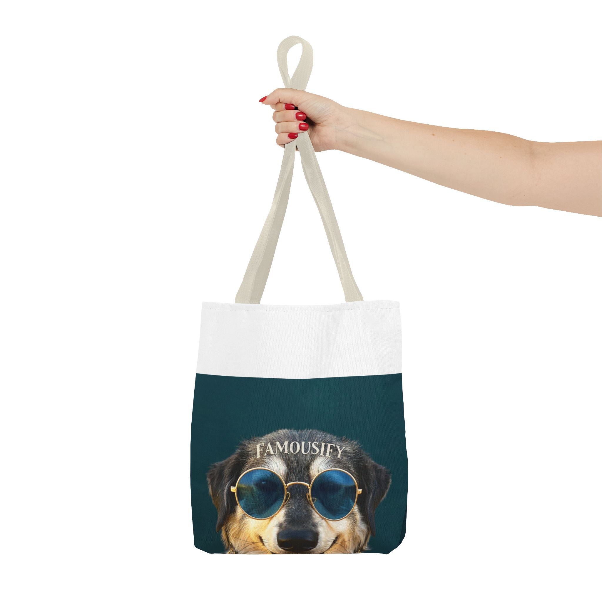 Dog Portrait ToteBg - Hippy Style - 8463fa52