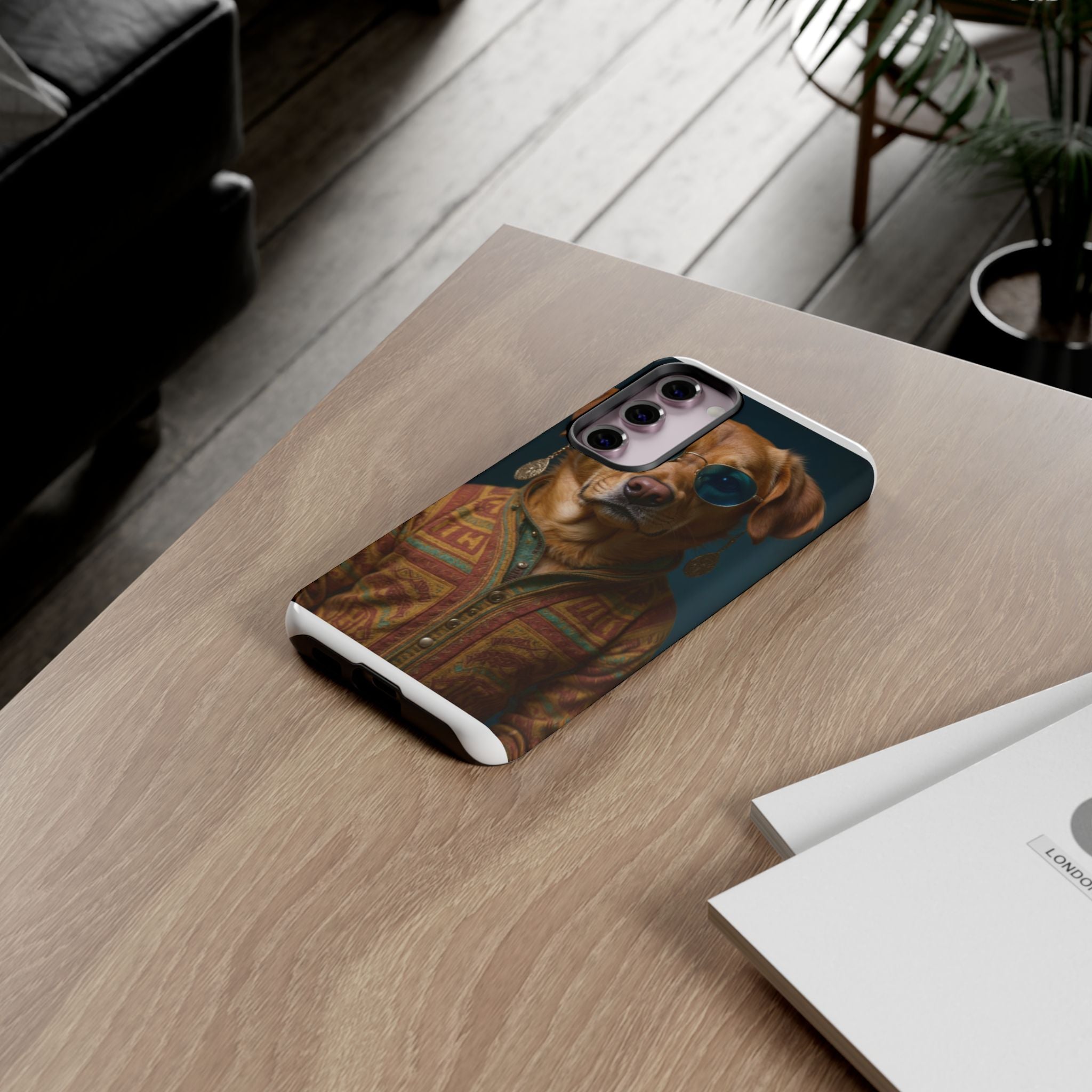 Dog Portrait PhCase - Hippy Style - 56d9d3ee
