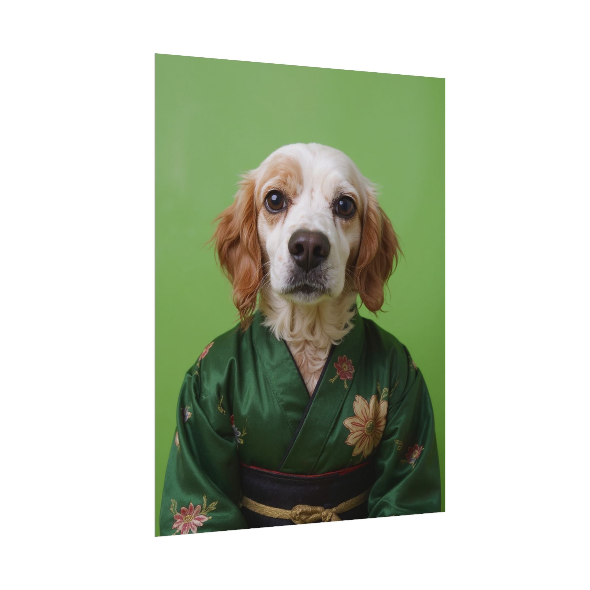 Dog Portrait FinArt - Kimono Vogue - 41f002b5