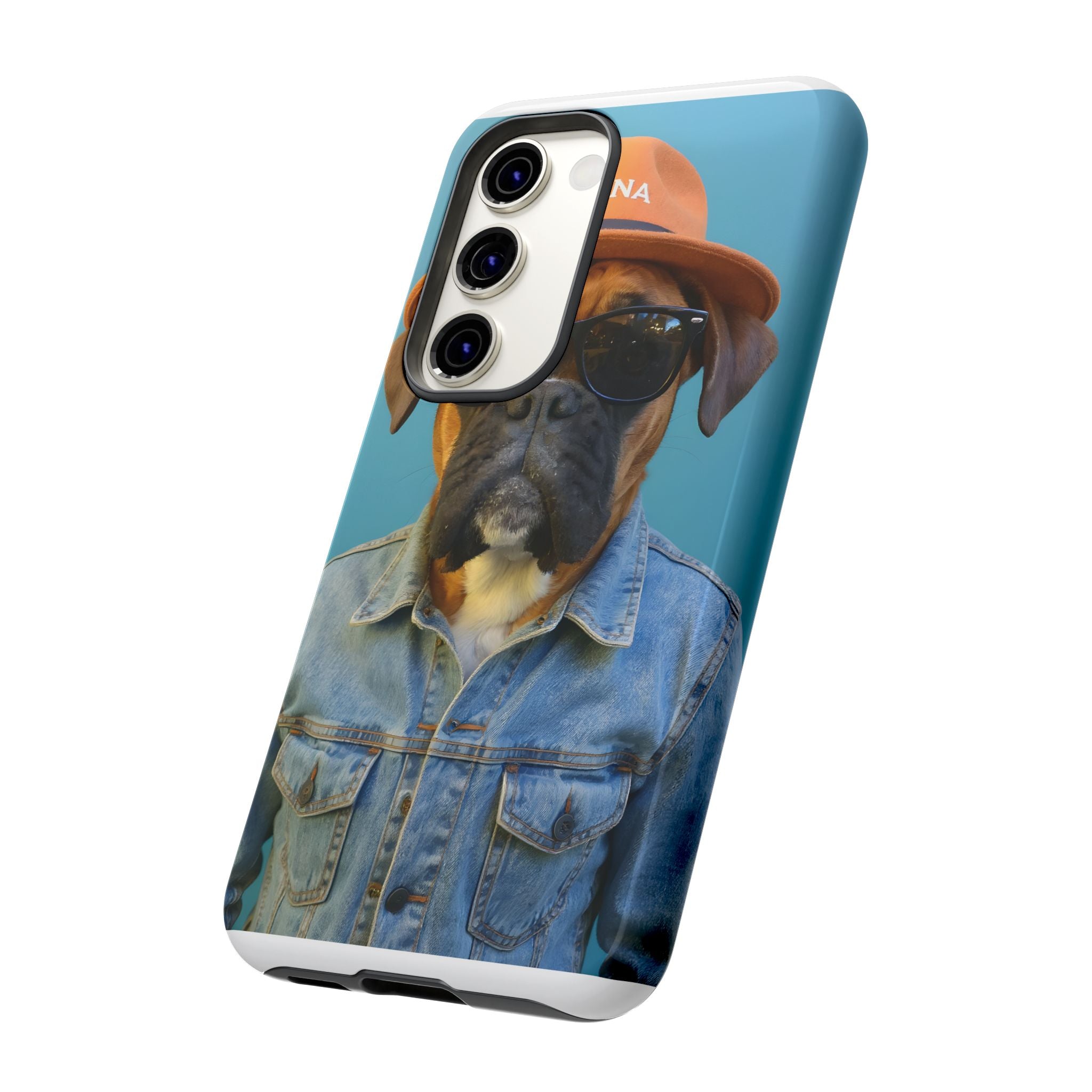 Dog Portrait PhCase - Denim Style - 80a6cbbd