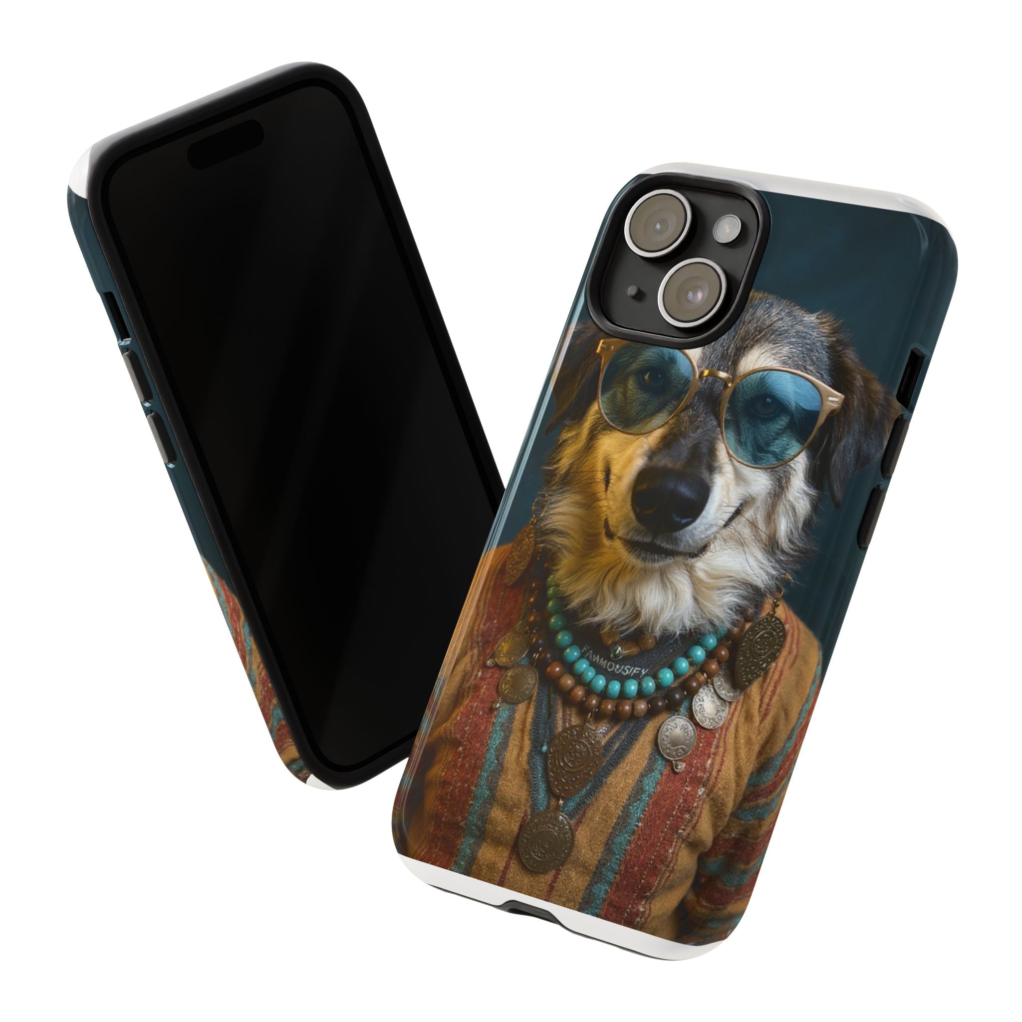 Dog Portrait PhCase - Hippy Style - 407c2e6c