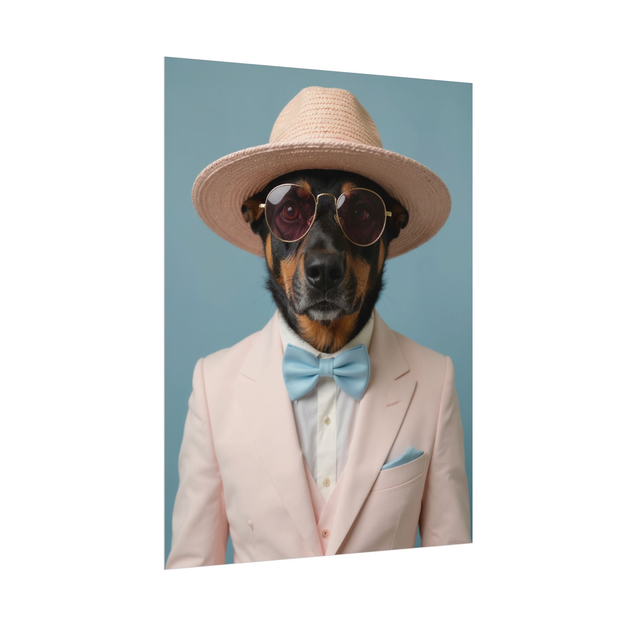 Dog Portrait FinArt - Pink Style - 3531c1df