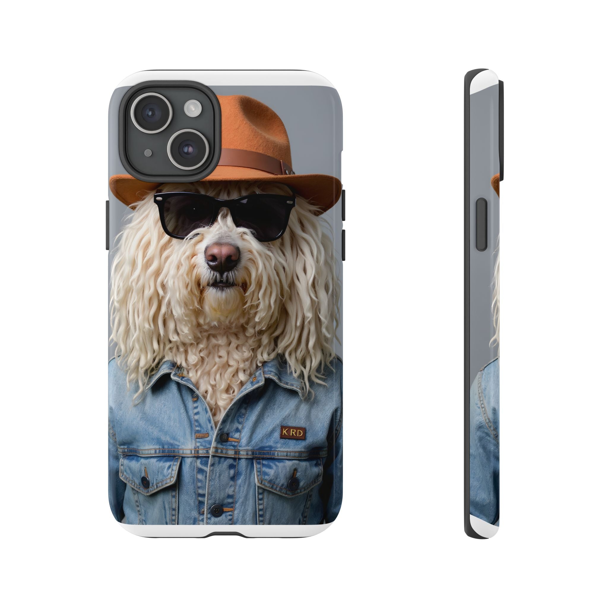 Dog Portrait PhCase - Denim Style - 55268d9c