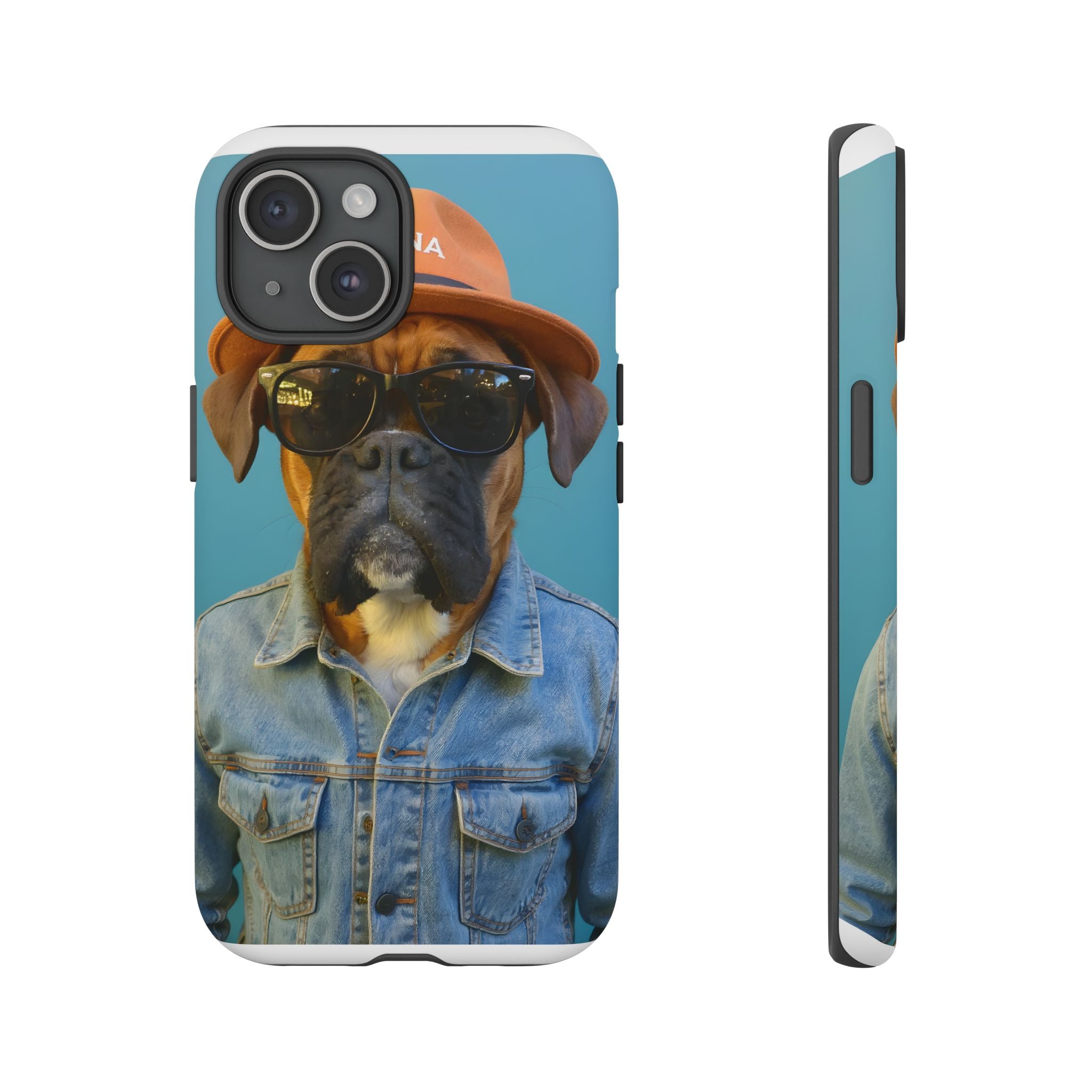Dog Portrait PhCase - Denim Style - 80a6cbbd