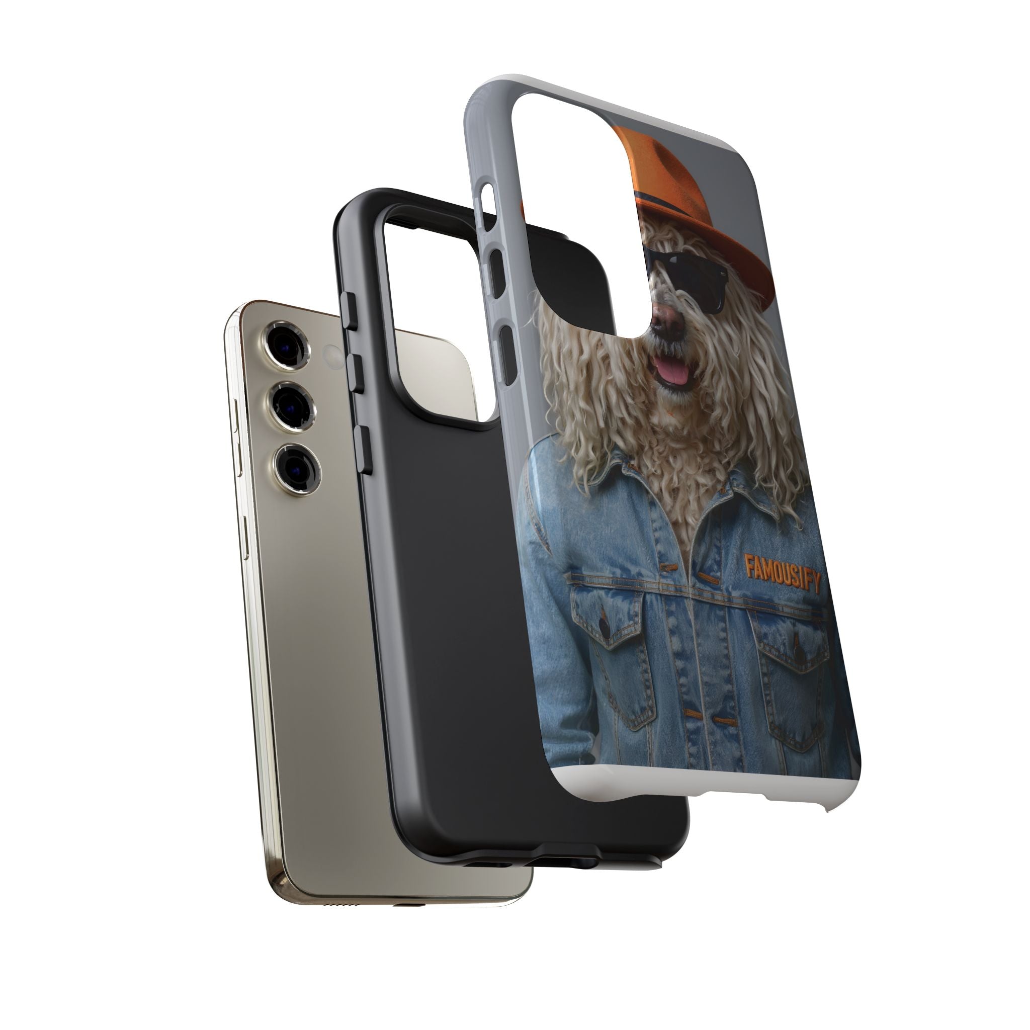 Dog Portrait PhCase - Denim Style - 2b67a892