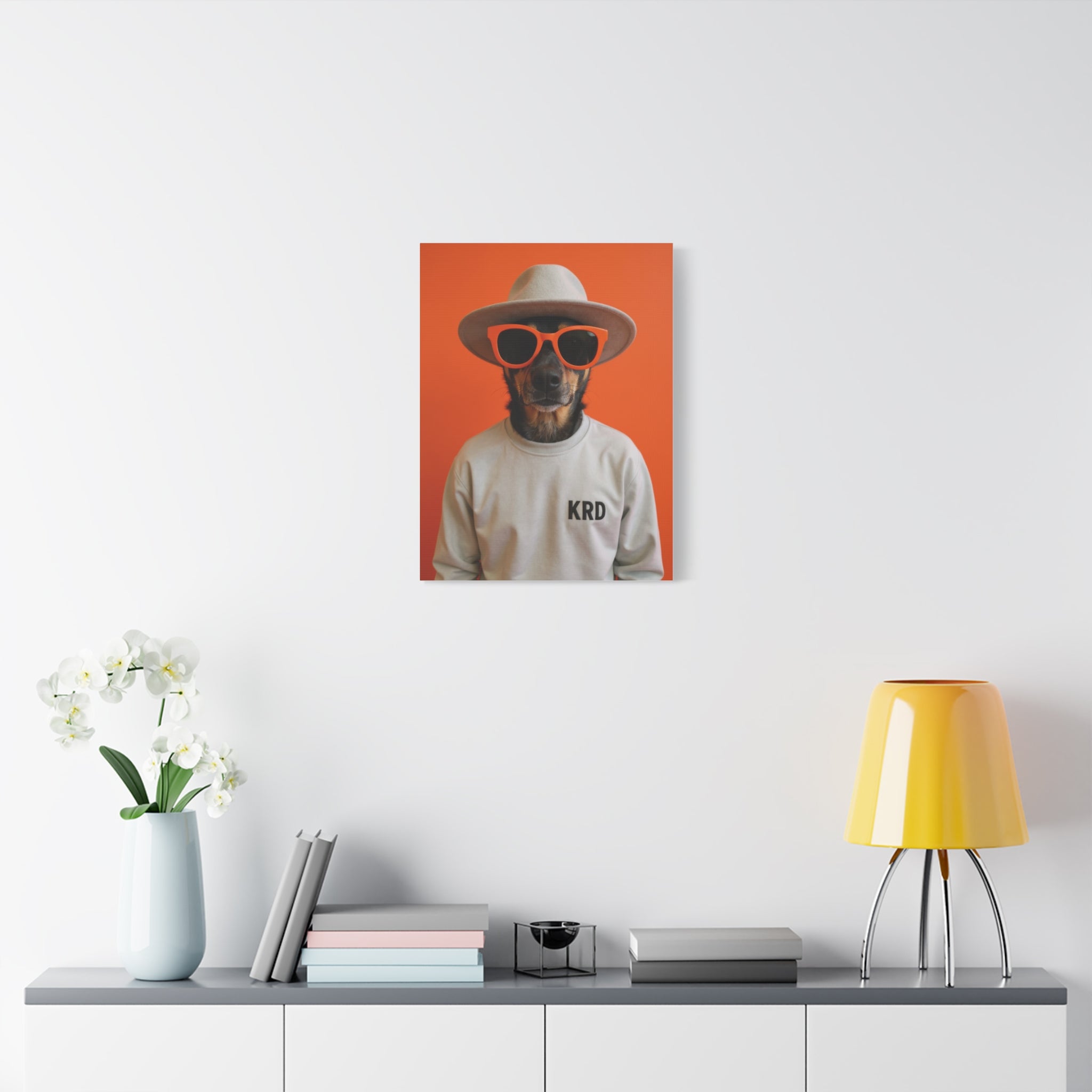 Dog Portrait Canvas - Carlos Style - 91bbc064