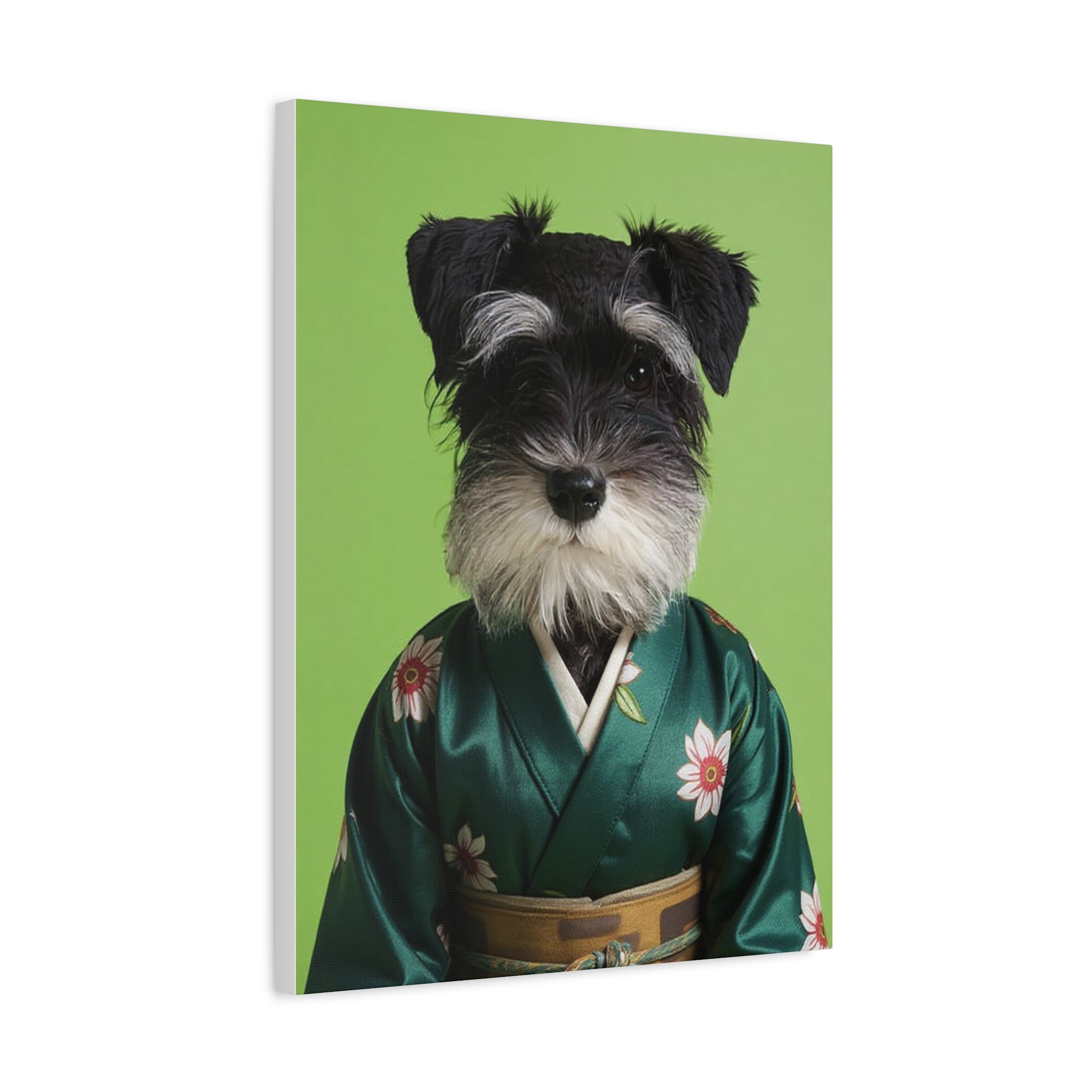 Dog Portrait Canvas - Kimono Vogue - 0cdb2bd6