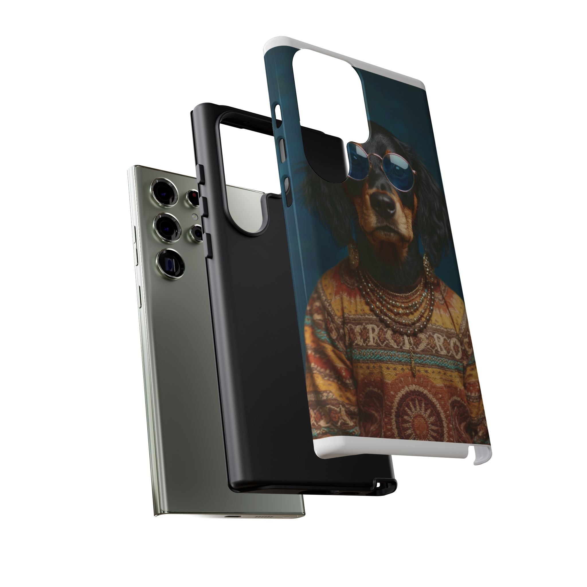 Dog Portrait PhCase - Hippy Style - e13b194d