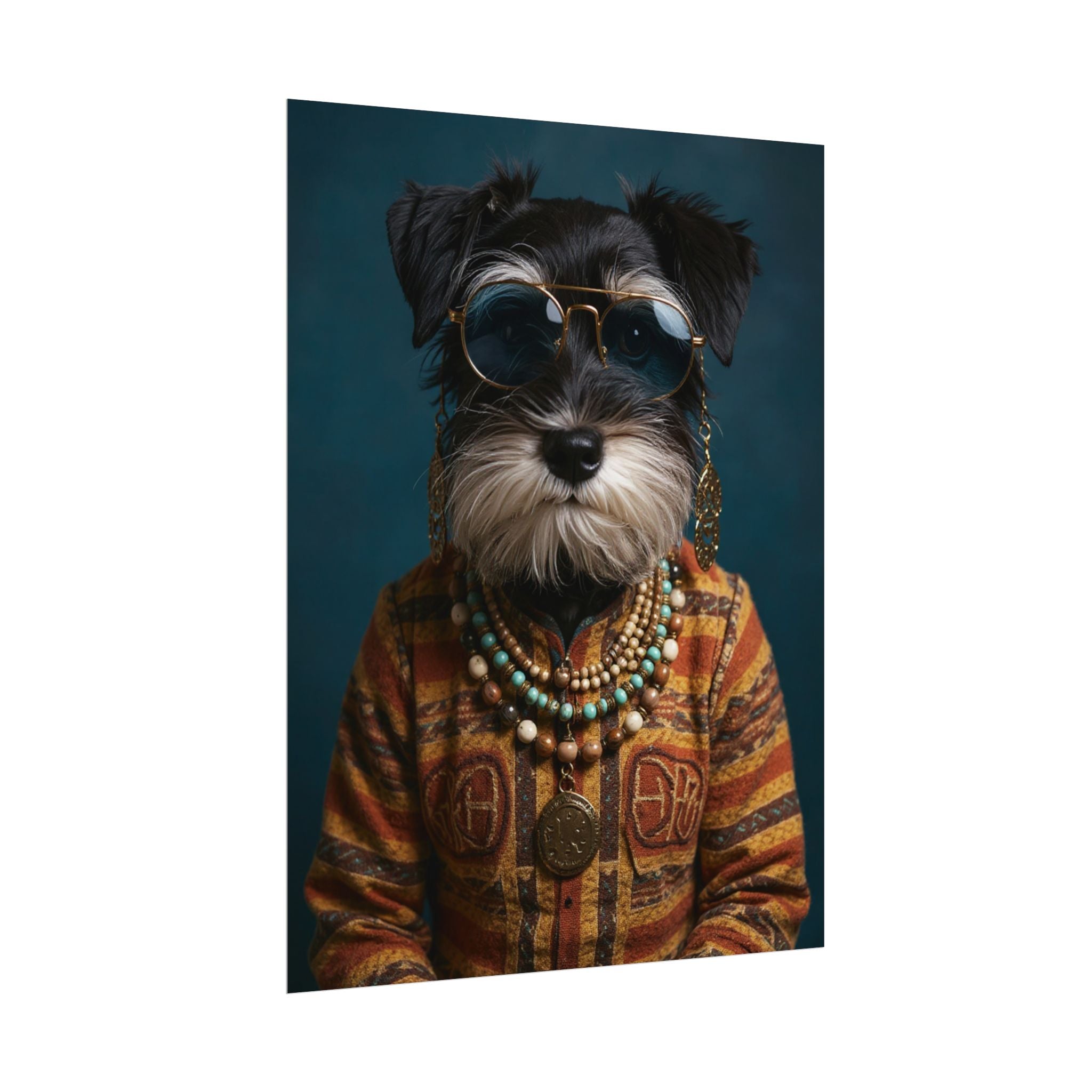 Dog Portrait FinArt - Hippy Style - 3aa13810