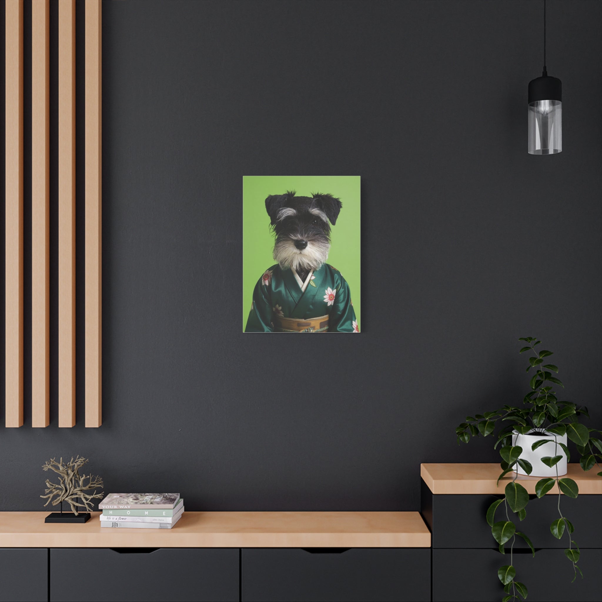 Dog Portrait Canvas - Kimono Vogue - 0cdb2bd6