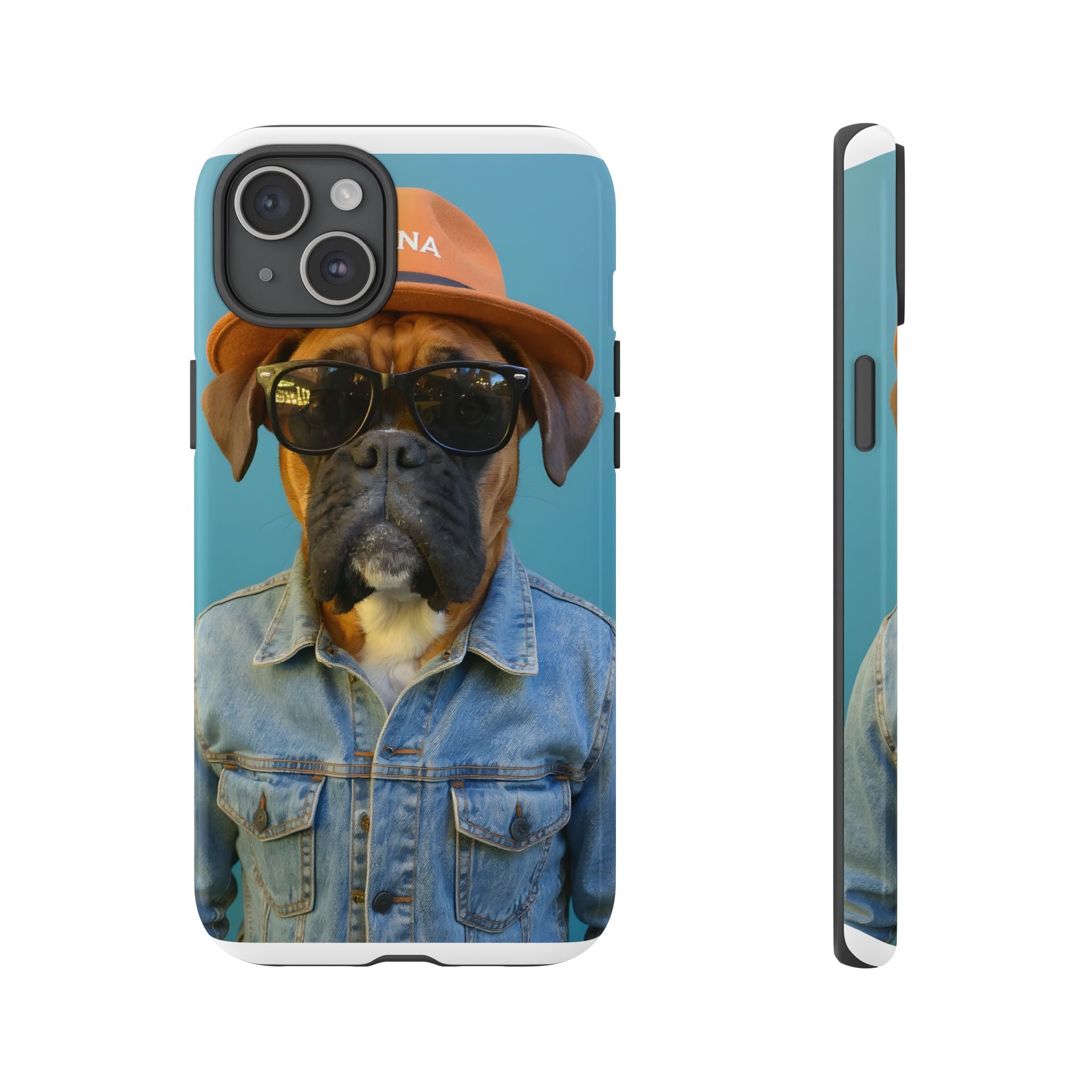 Dog Portrait PhCase - Denim Style - 80a6cbbd