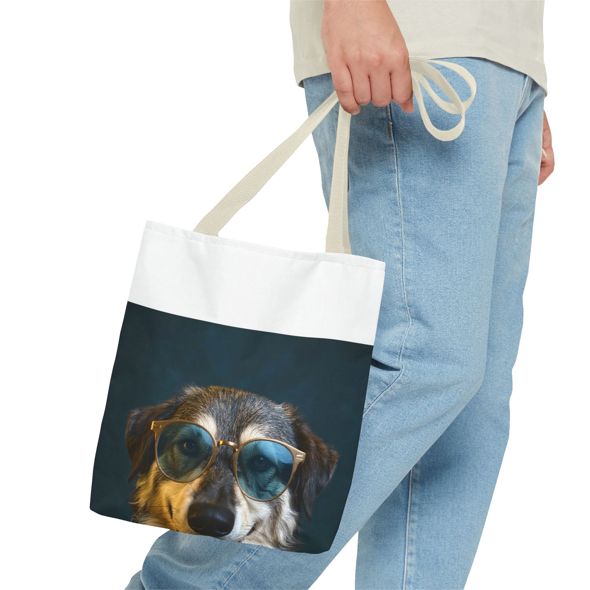 Dog Portrait ToteBg - Hippy Style - 7c455e33
