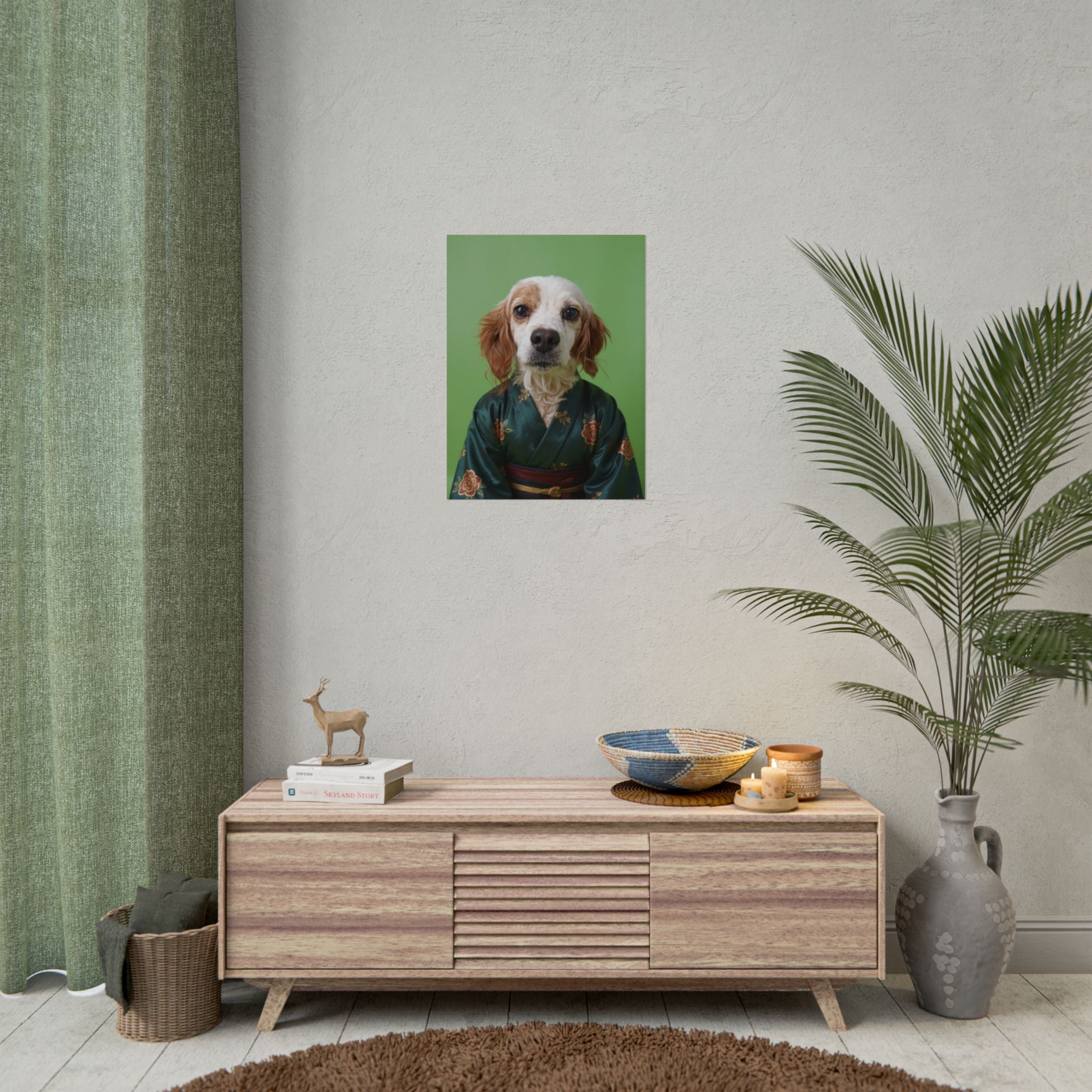 Dog Portrait FinArt - Kimono Vogue - 9df7ab1d