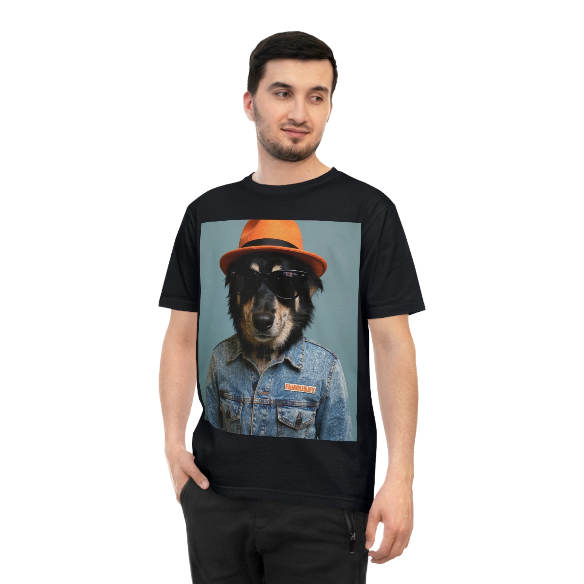Dog Portrait TShirt - Denim Style - b87a725f