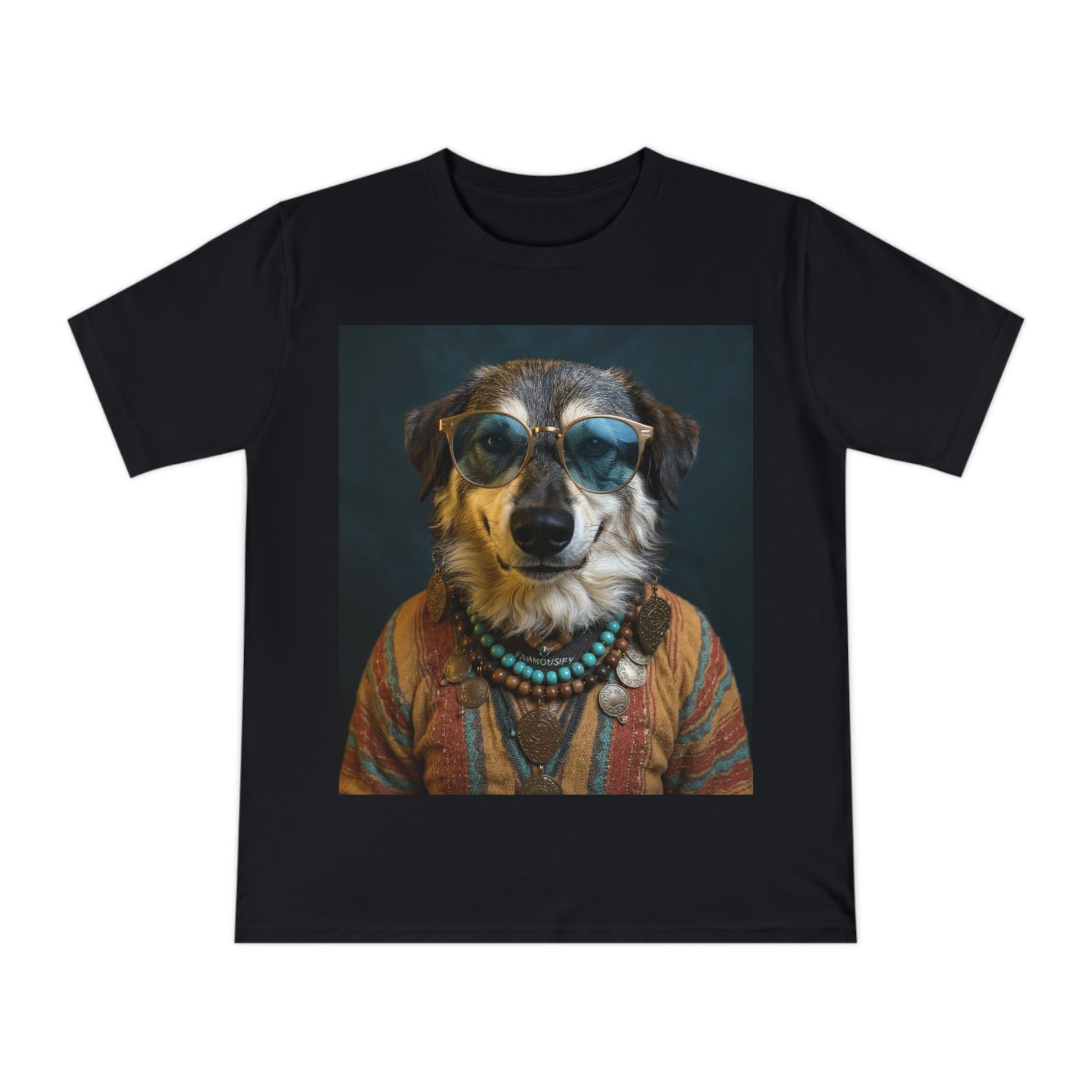 Dog Portrait TShirt - Hippy Style - abb82534