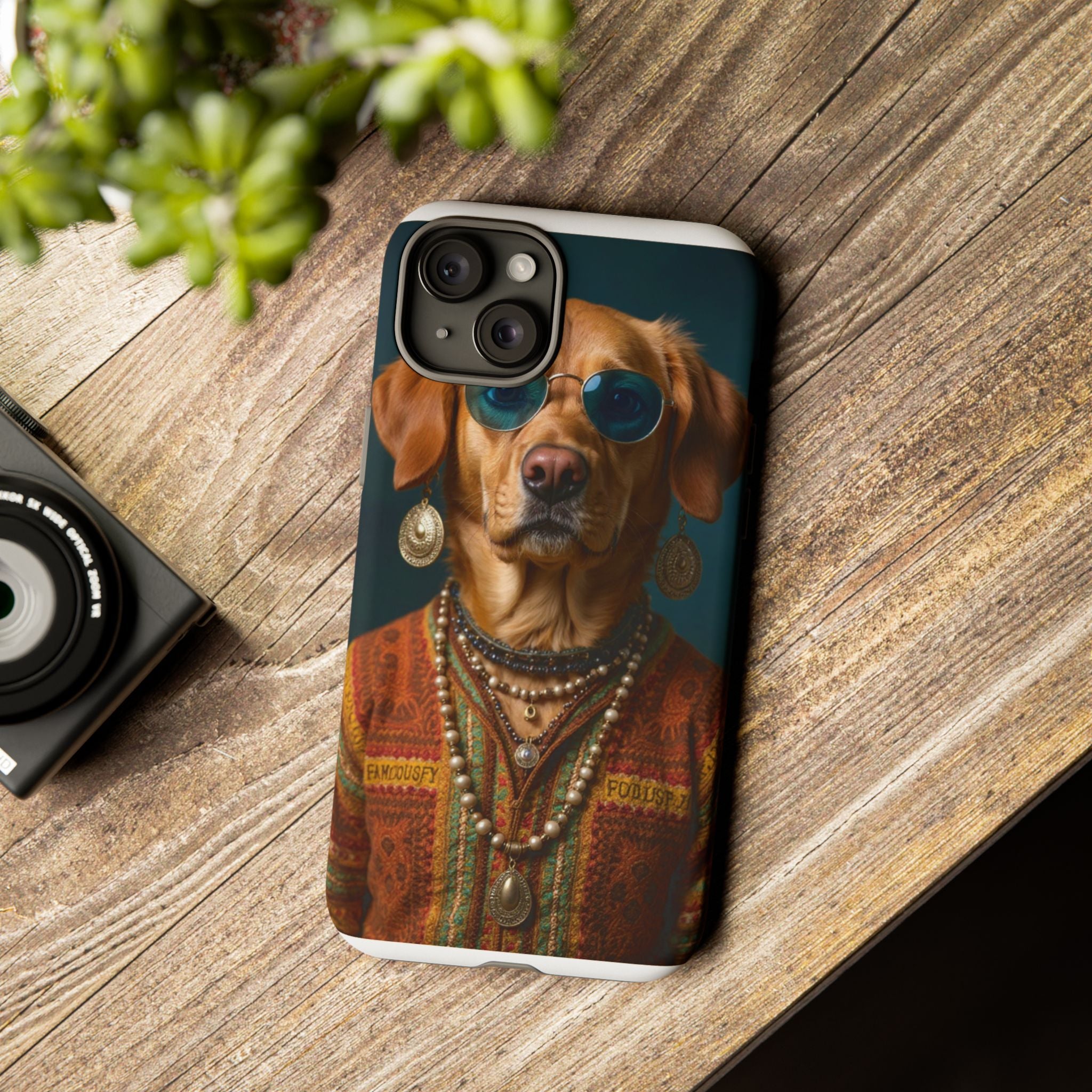 Dog Portrait PhCase - Hippy Style - e5e32dba