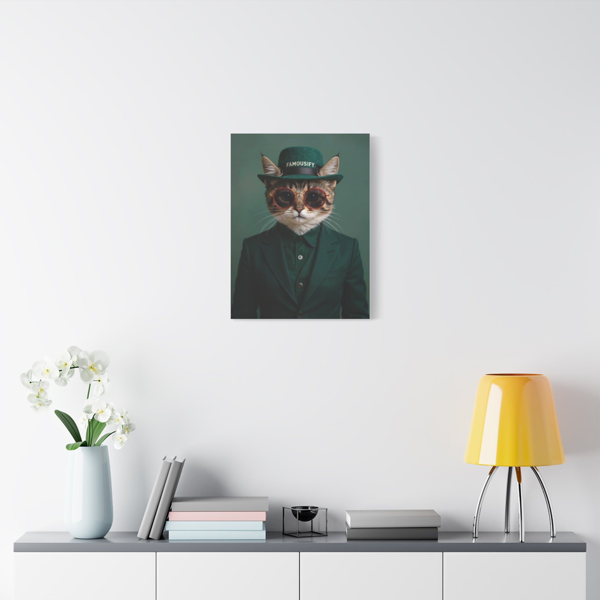 Dog Portrait Canvas - Cat Style - 7a0c4efb