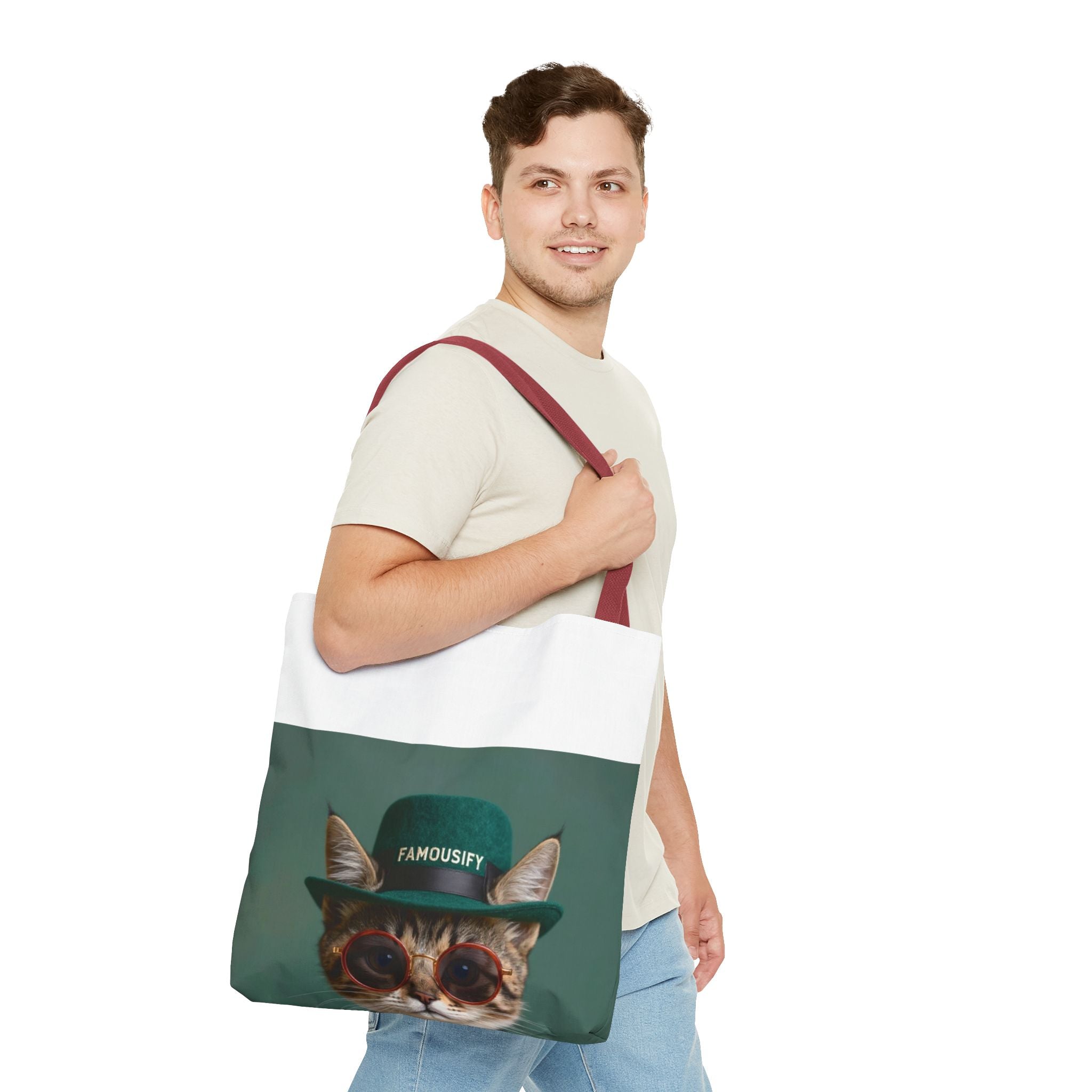 Dog Portrait ToteBg - Cat Style - 1bcb2480