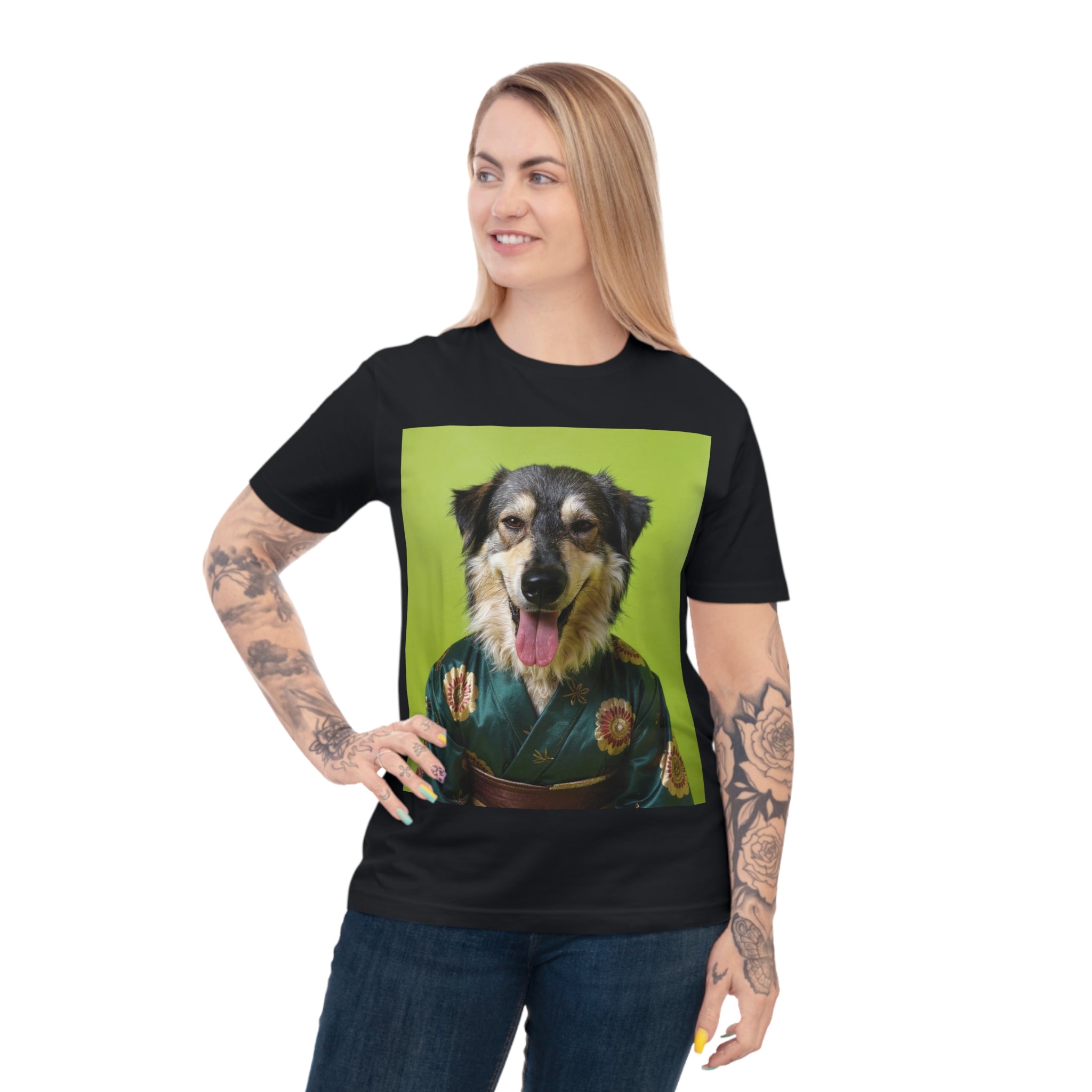 Dog Portrait TShirt - Kimono Vogue - b969627b